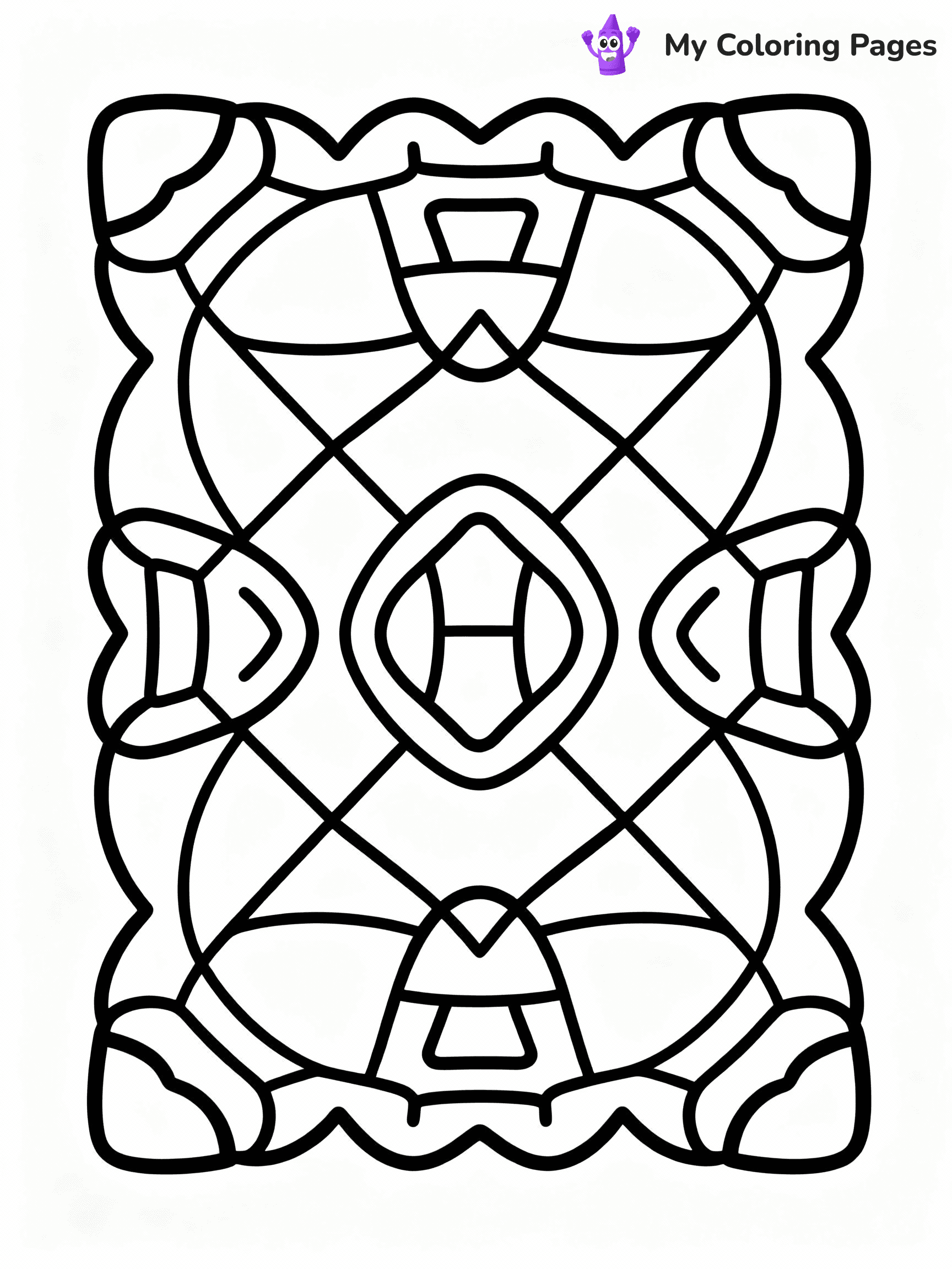 Pattern Coloring Pages - 23