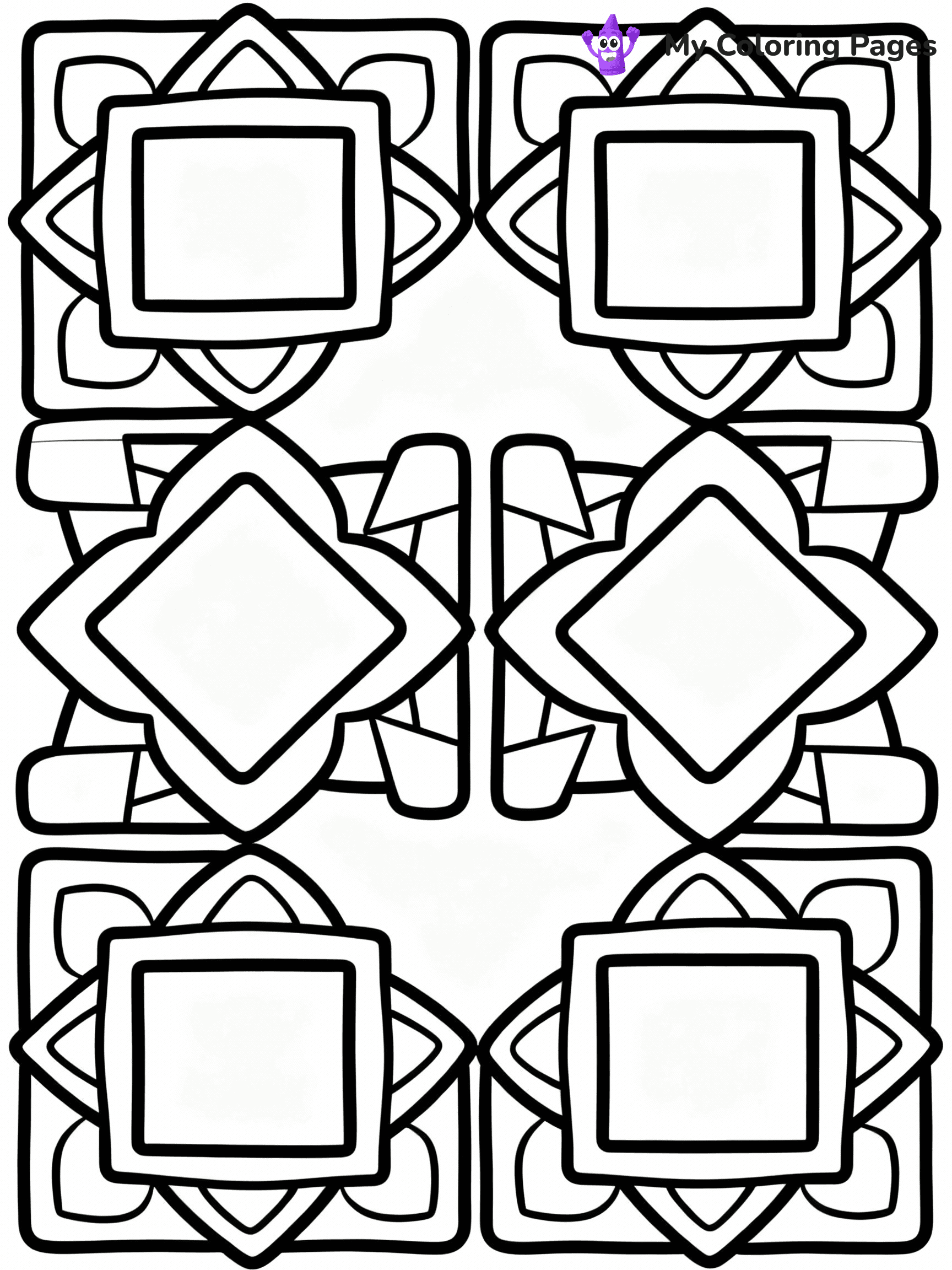 Pattern Coloring Pages - 22