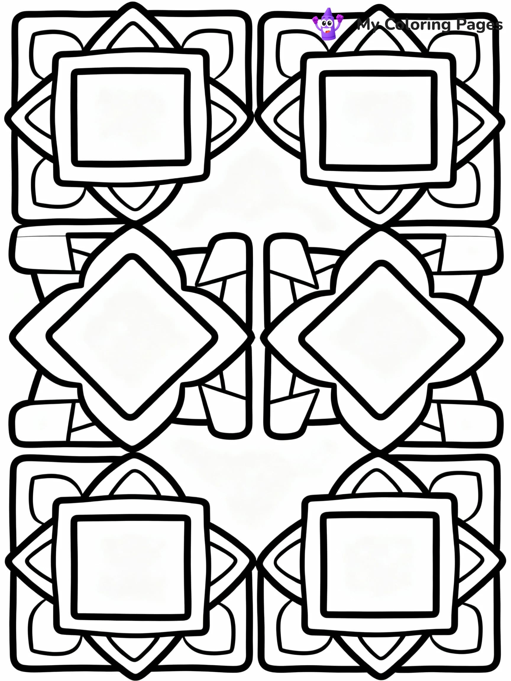 Pattern Coloring Pages - 22