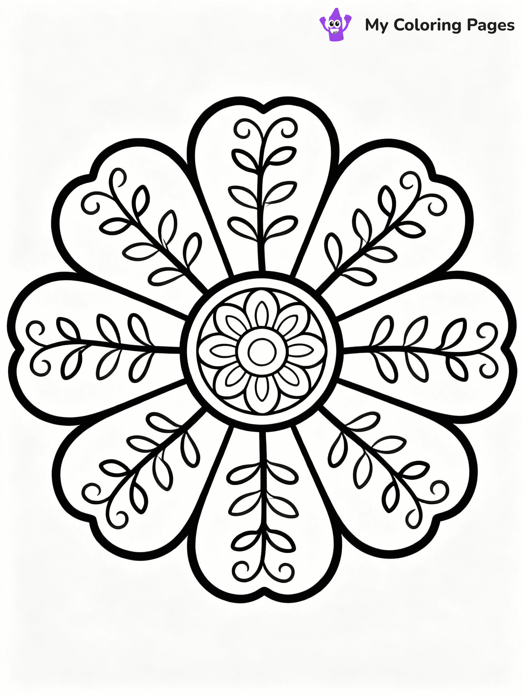 Pattern Coloring Pages - 17