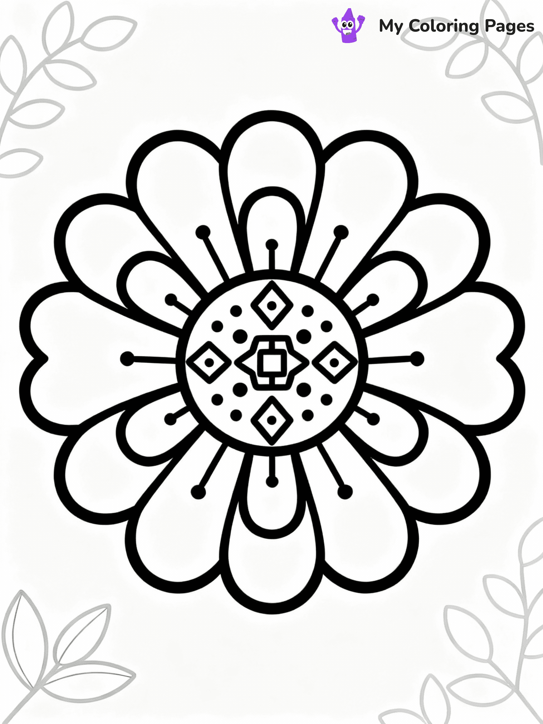 Pattern Coloring Pages - 16