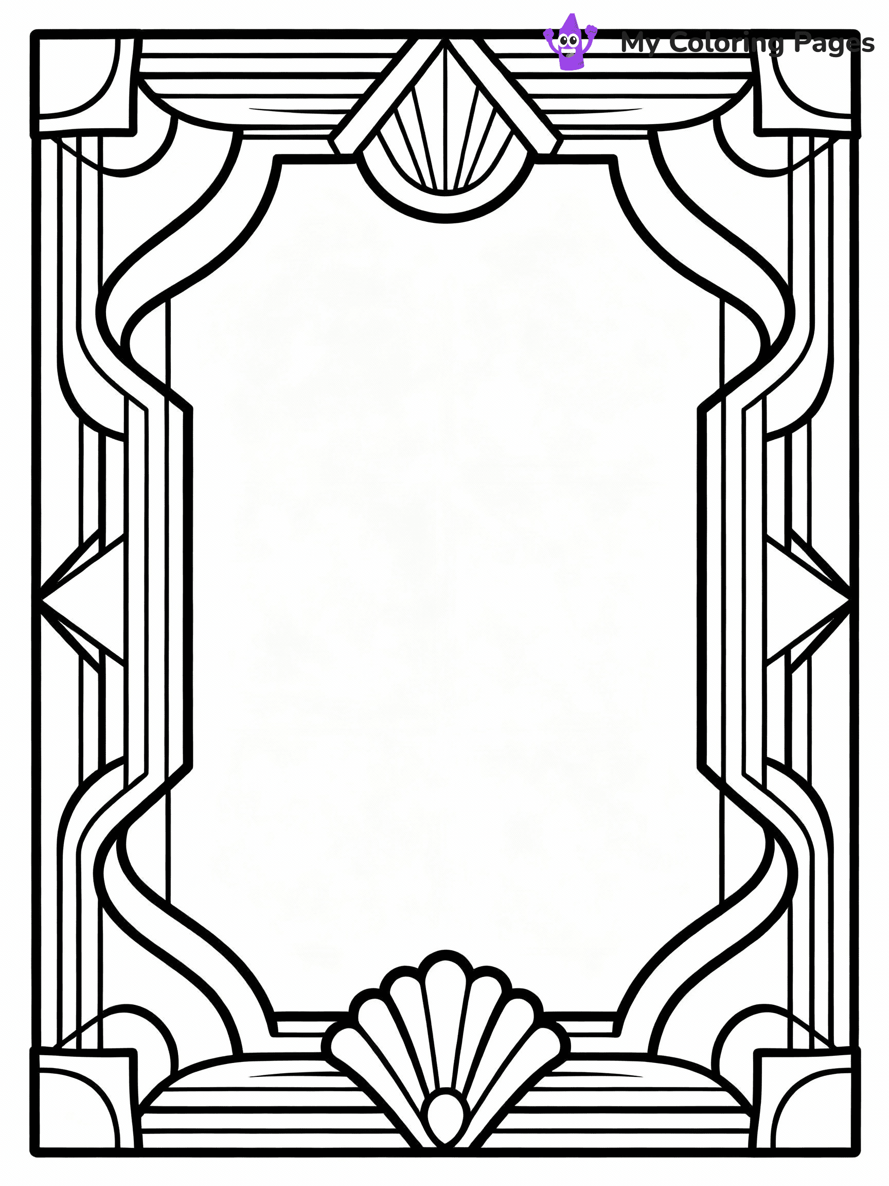 Pattern Coloring Pages - 7