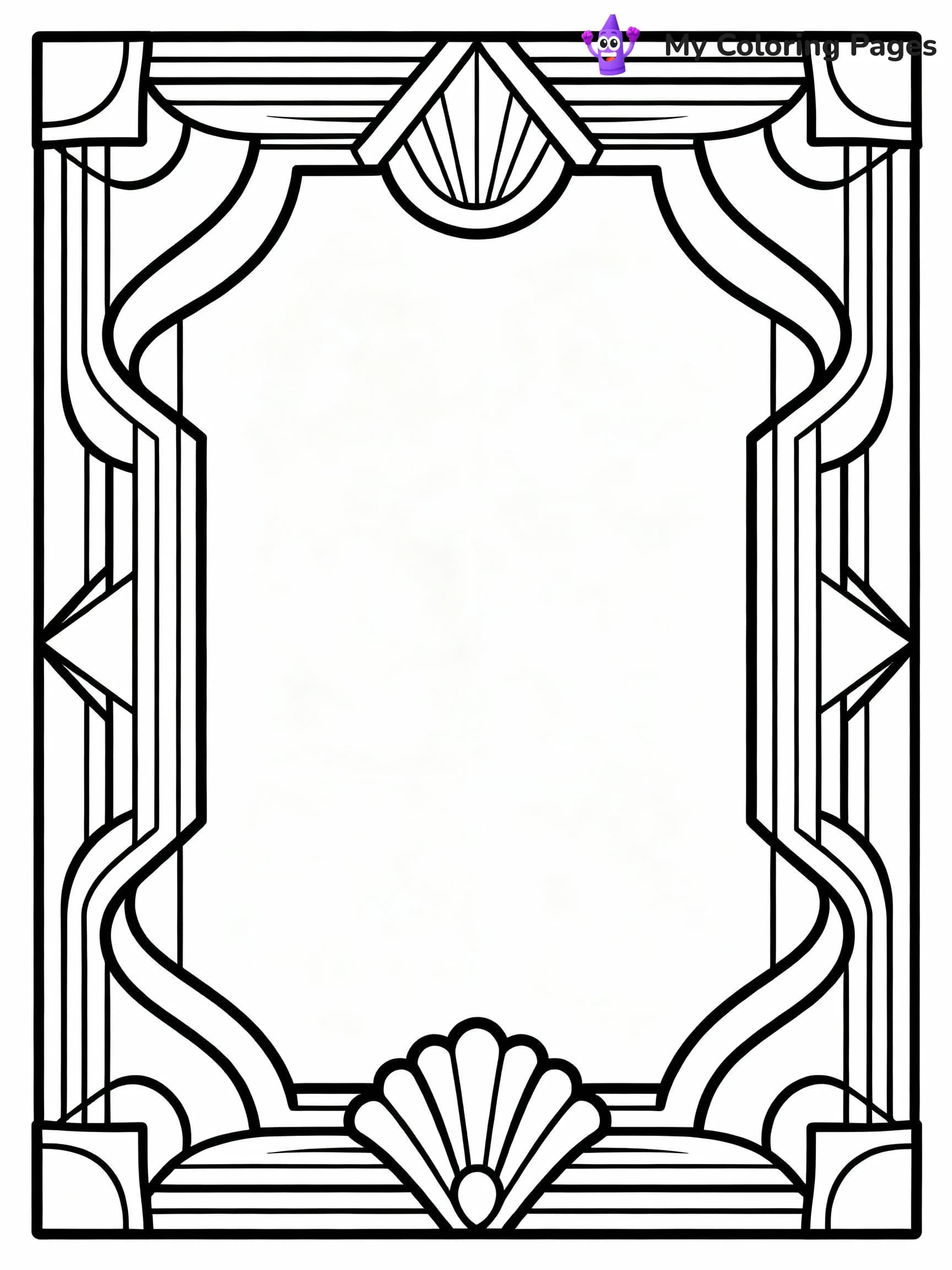 Pattern Coloring Pages - 7