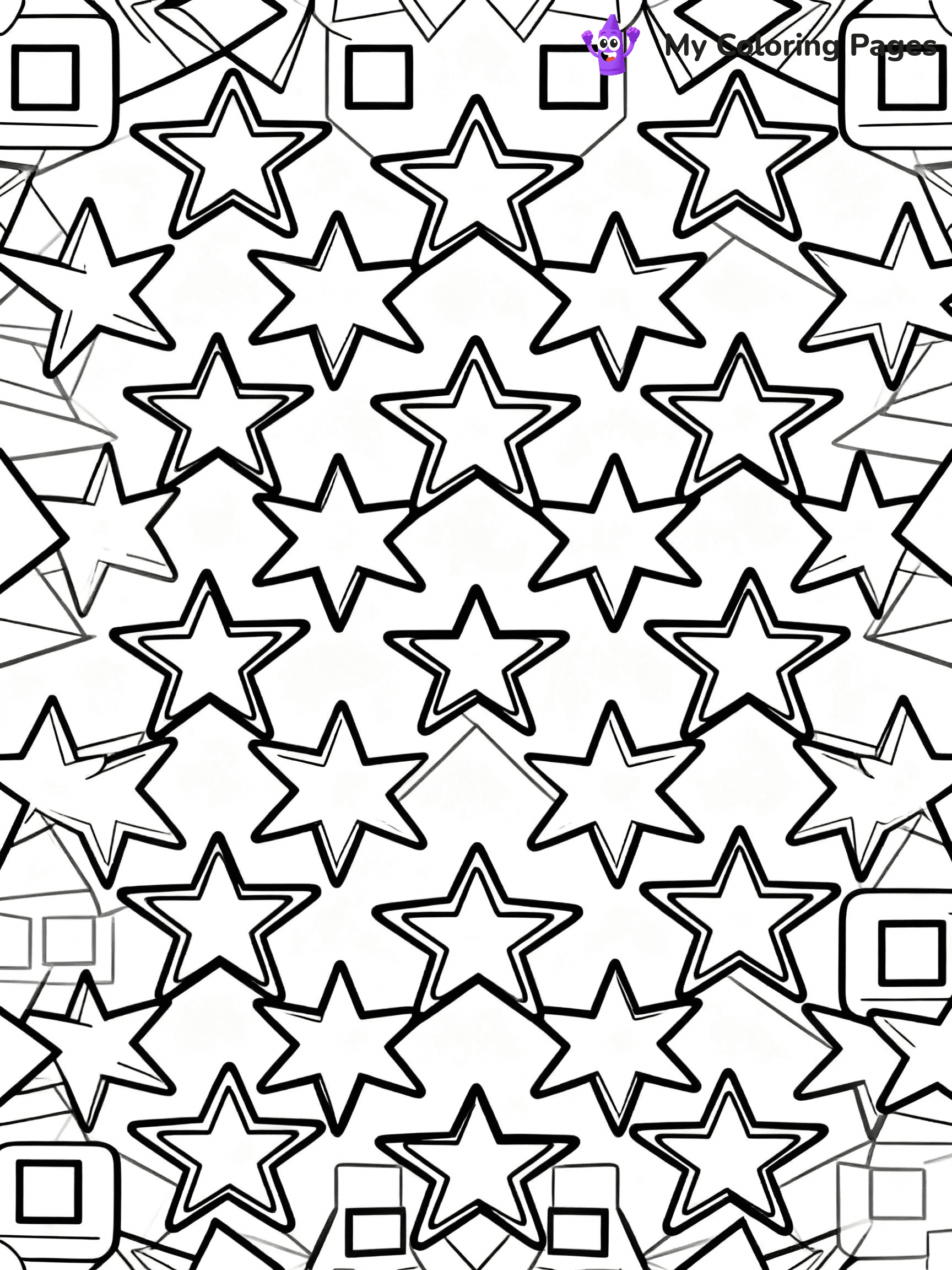 Pattern Coloring Pages - 4