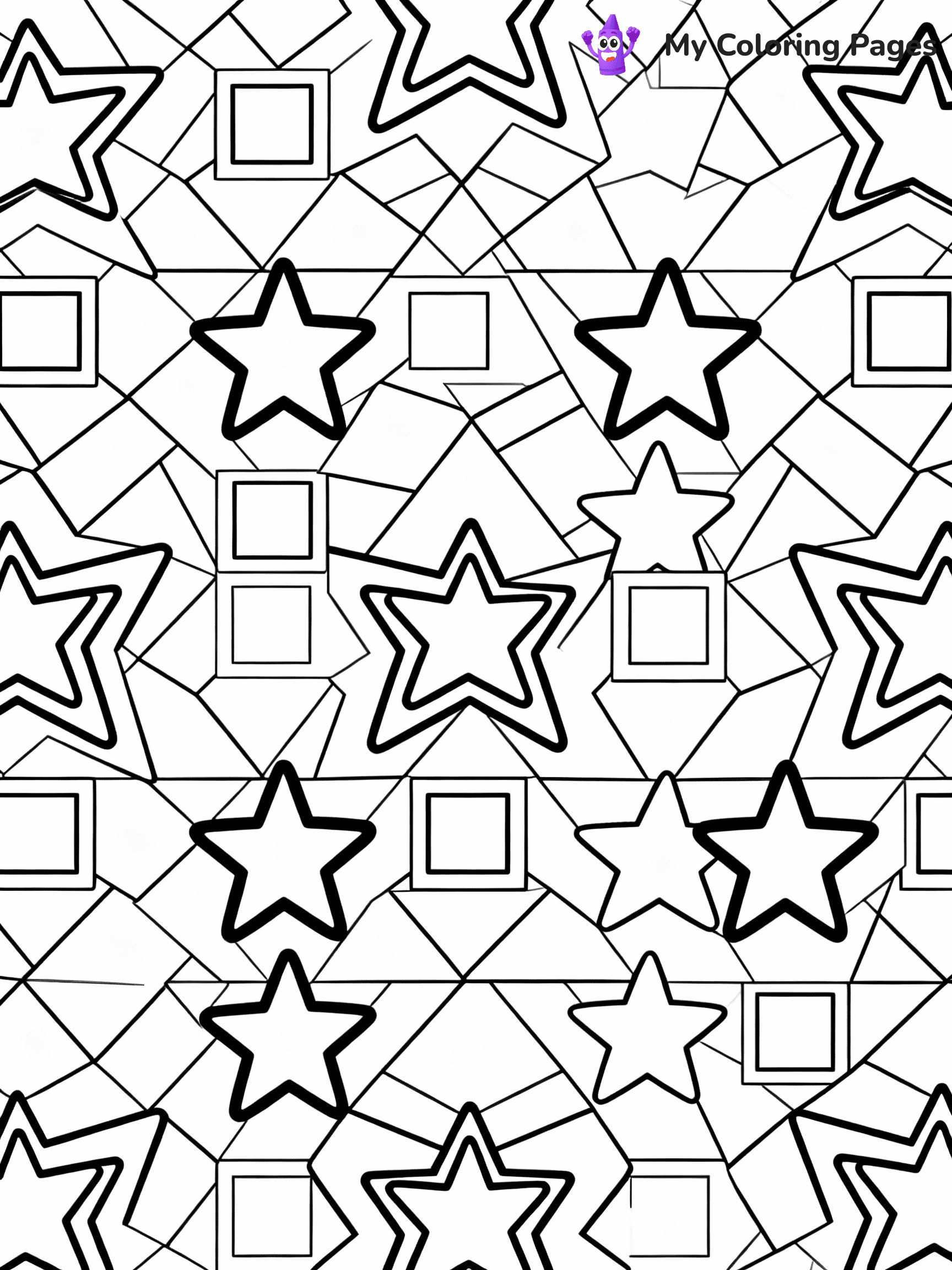 Pattern Coloring Pages - 3
