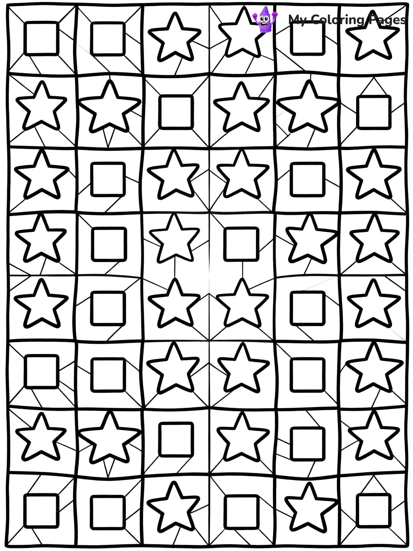Pattern Coloring Pages - 2