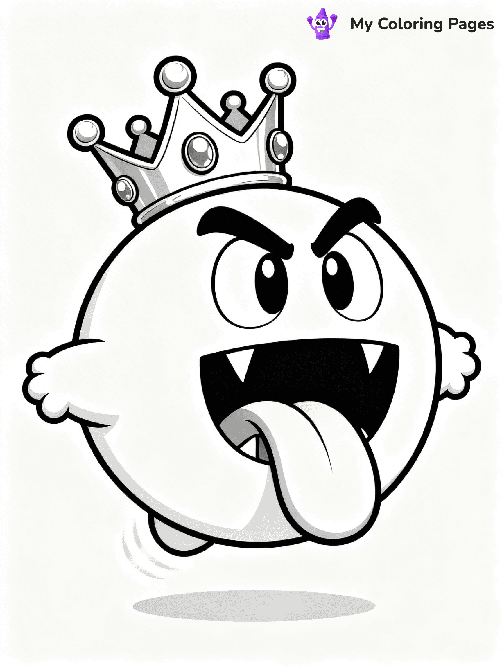 King Boo Coloring Pages - 11