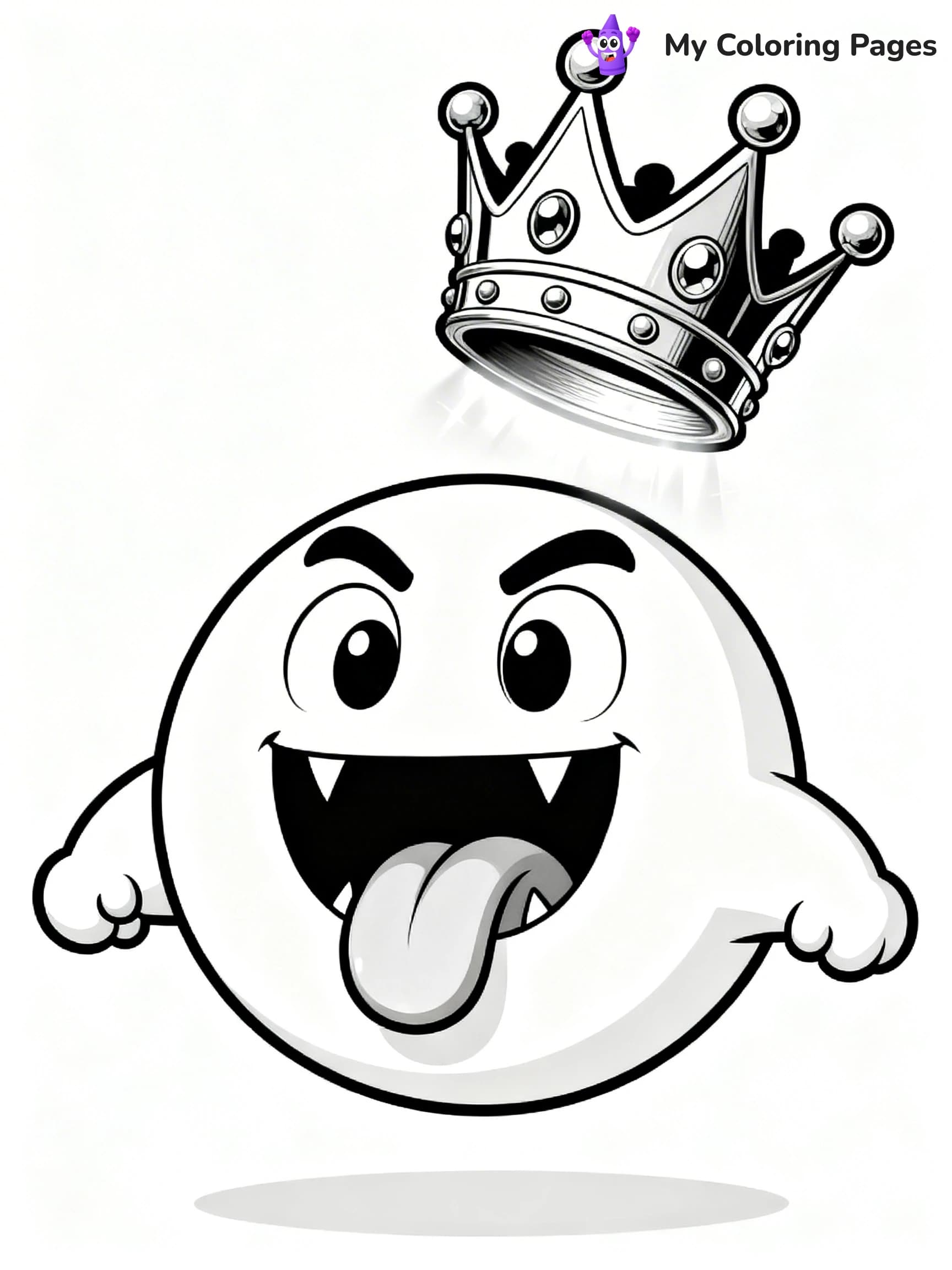 King Boo Coloring Pages - 10