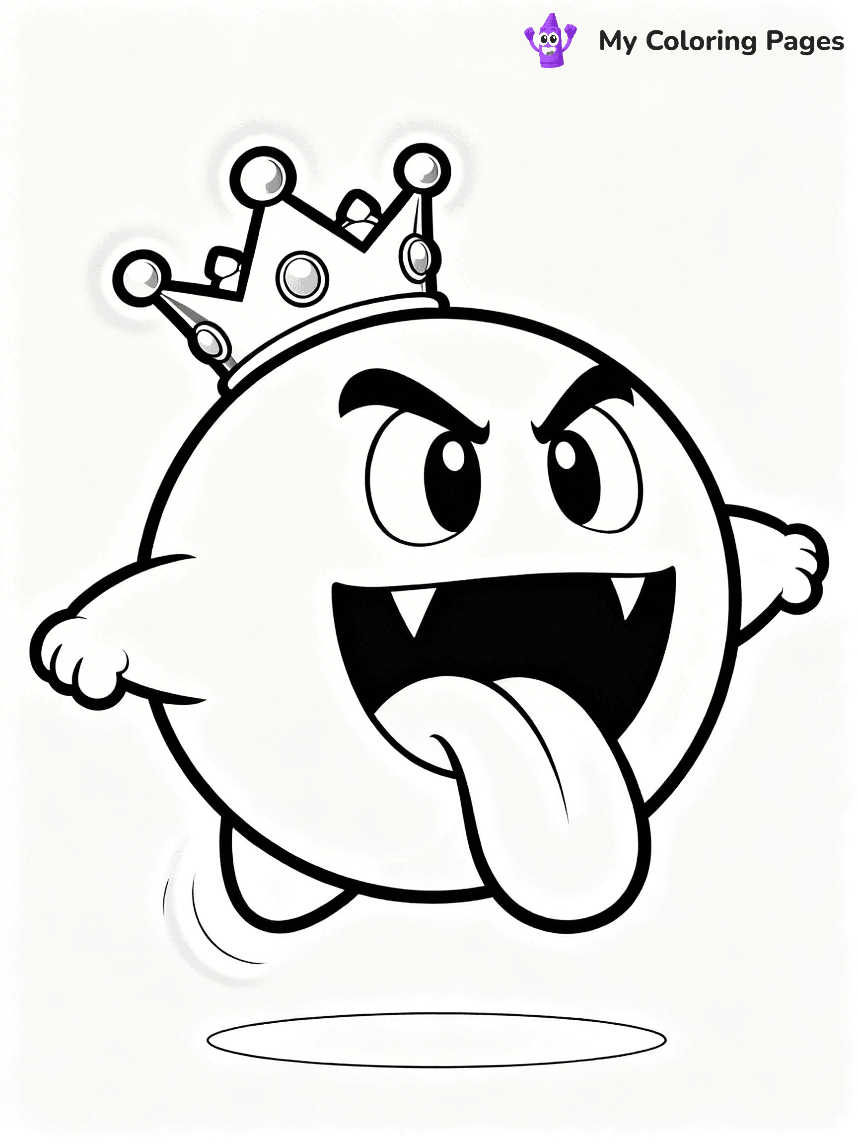King Boo Coloring Pages - 9