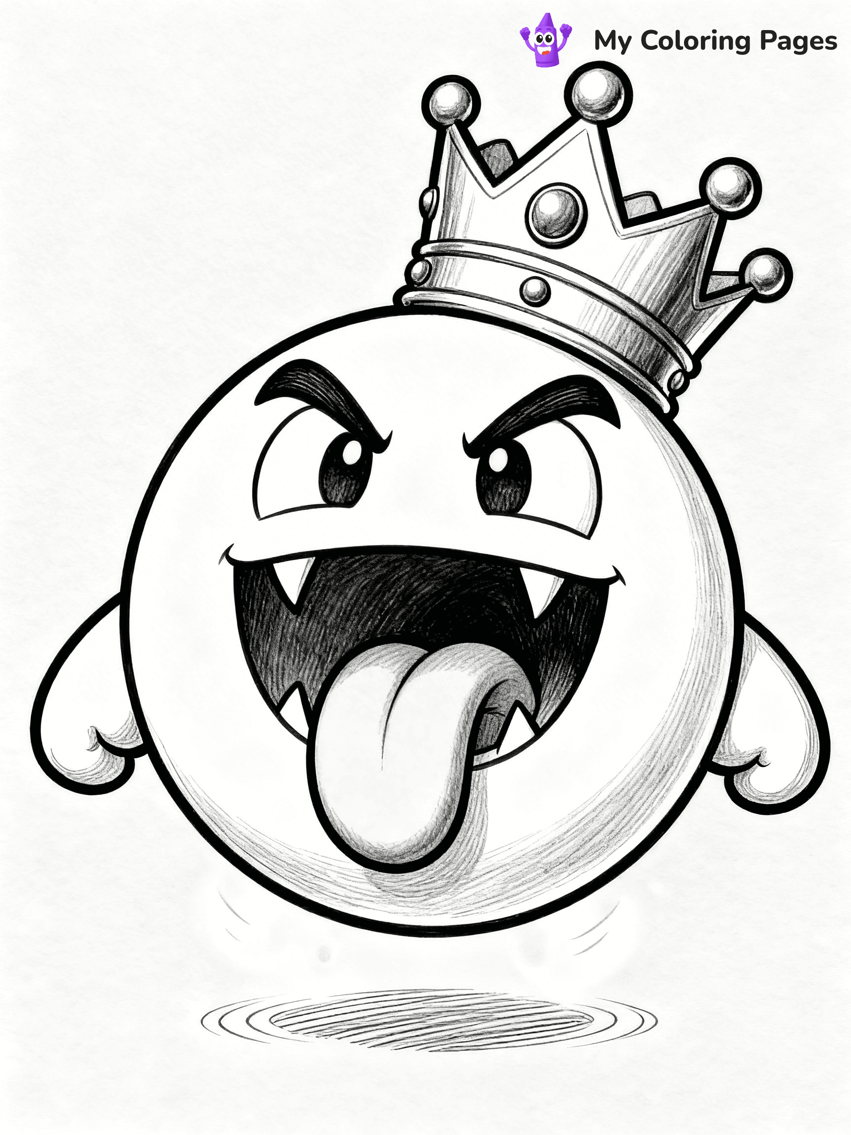 King Boo Coloring Pages - 7
