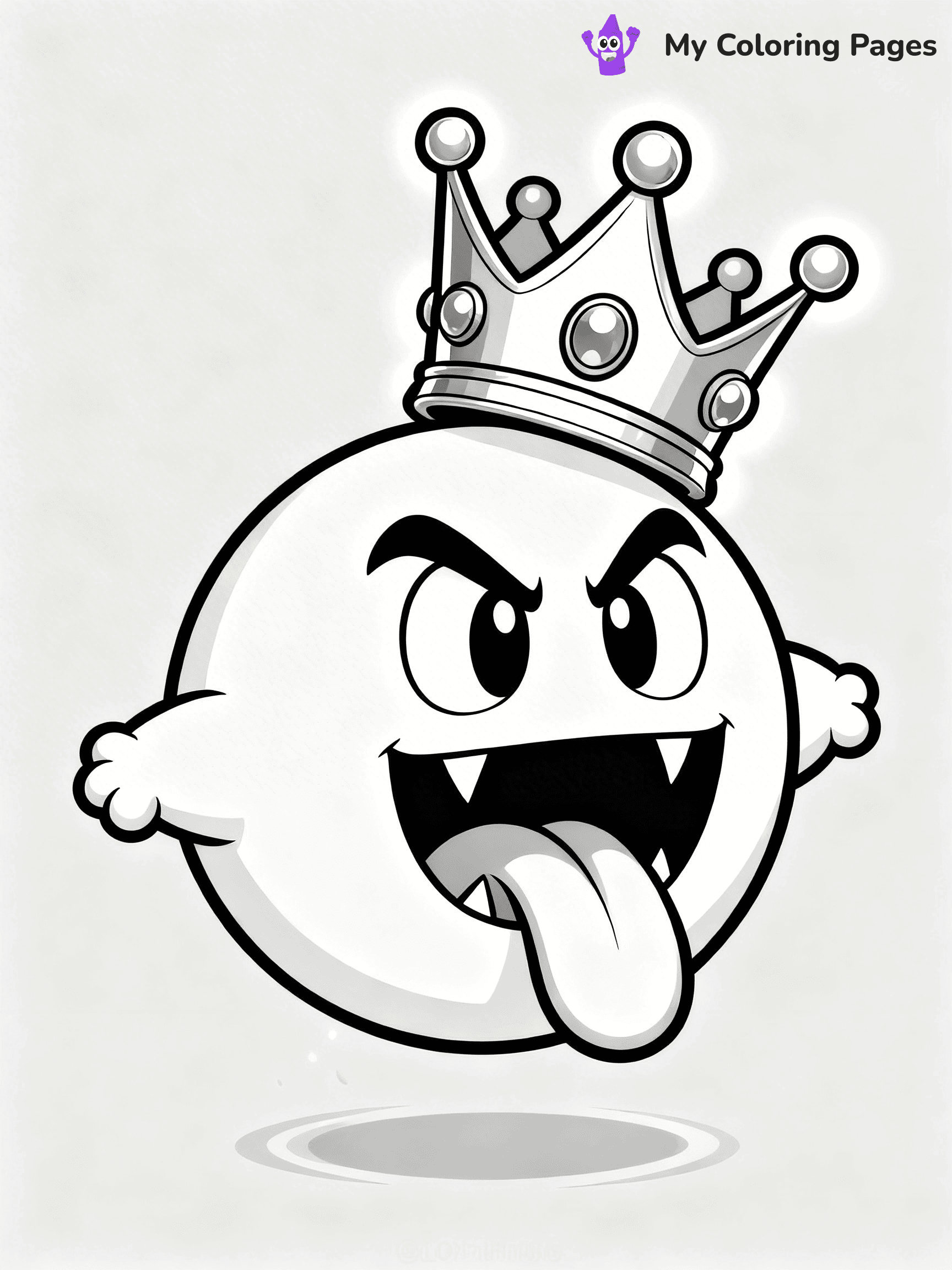 King Boo Coloring Pages - 1