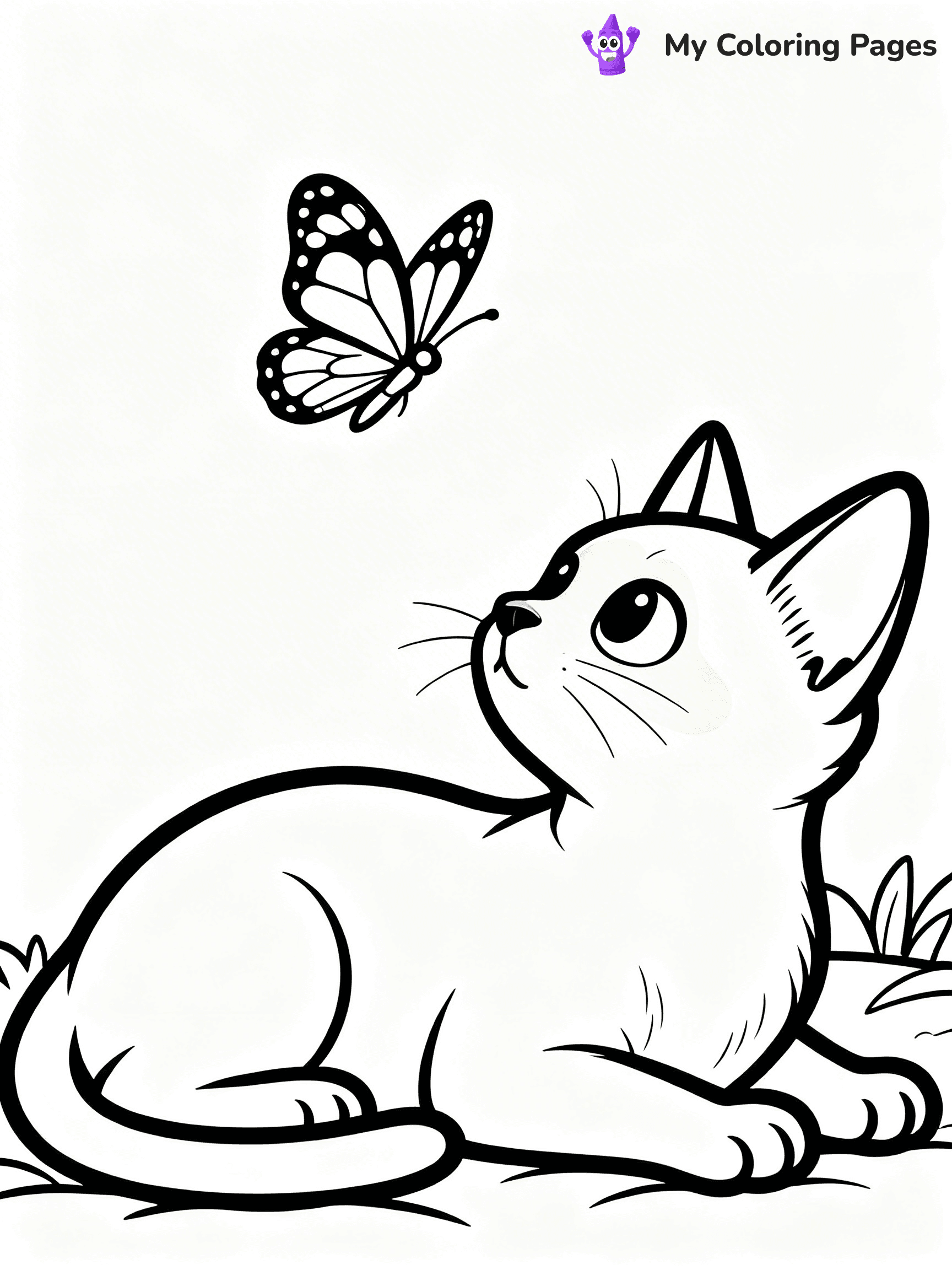 Siamese Cat Coloring Pages - 23