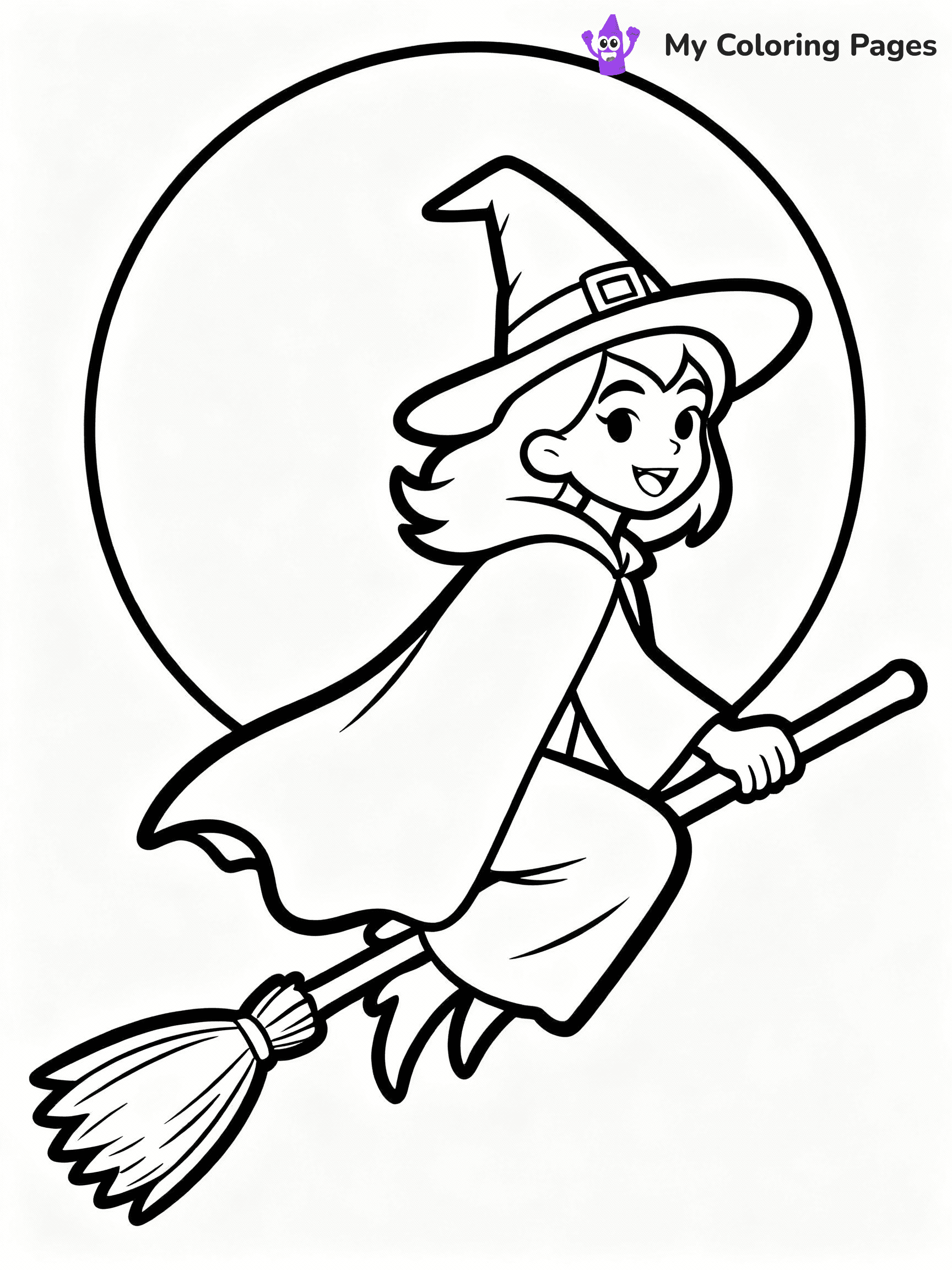 Witchy Coloring Pages - 37