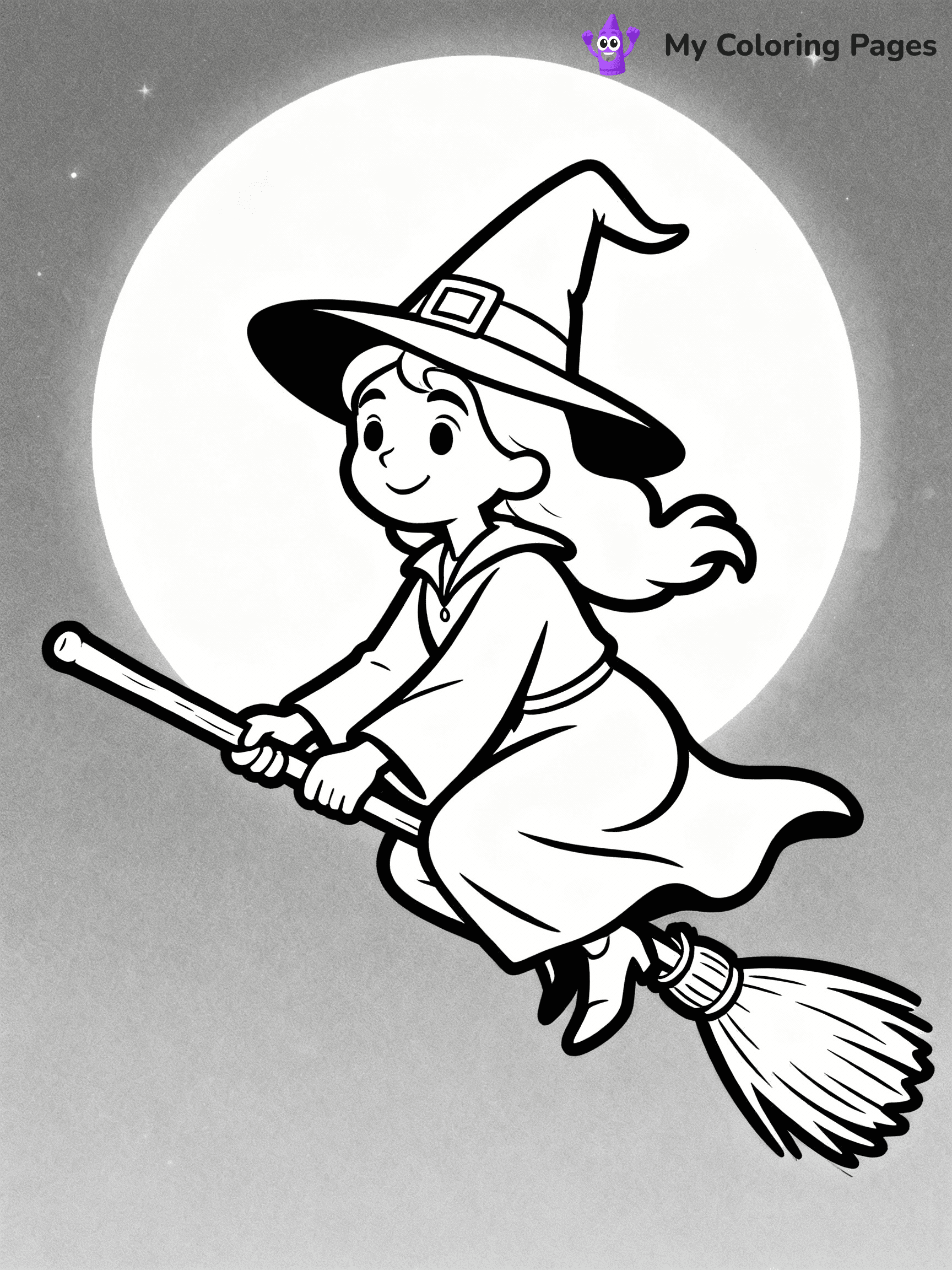 Witchy Coloring Pages - 32