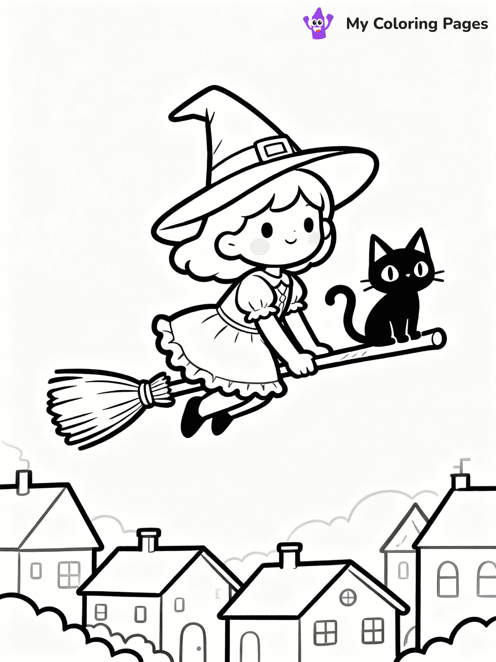 Witchy Coloring Pages - 20