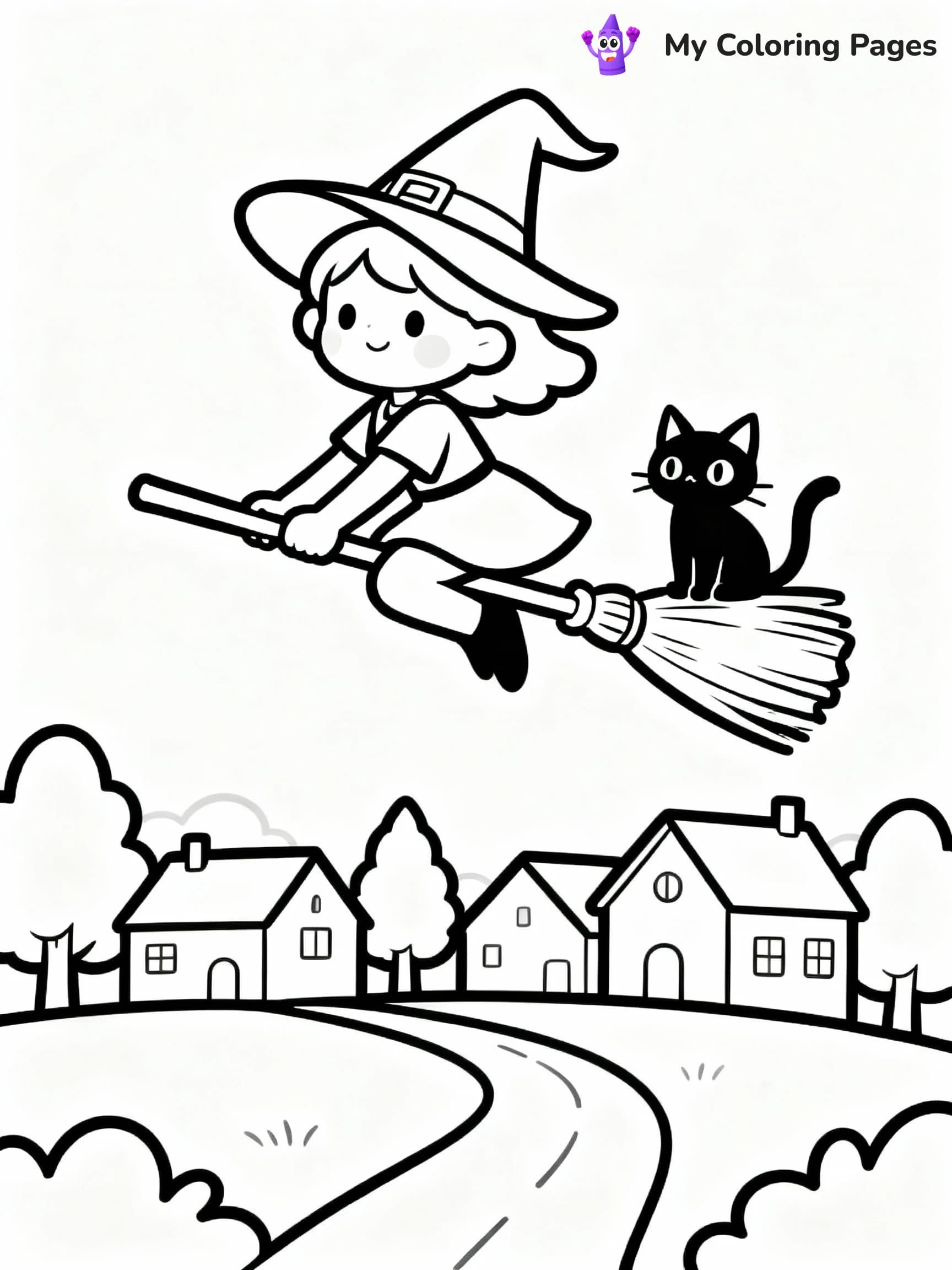 Witchy Coloring Pages - 19