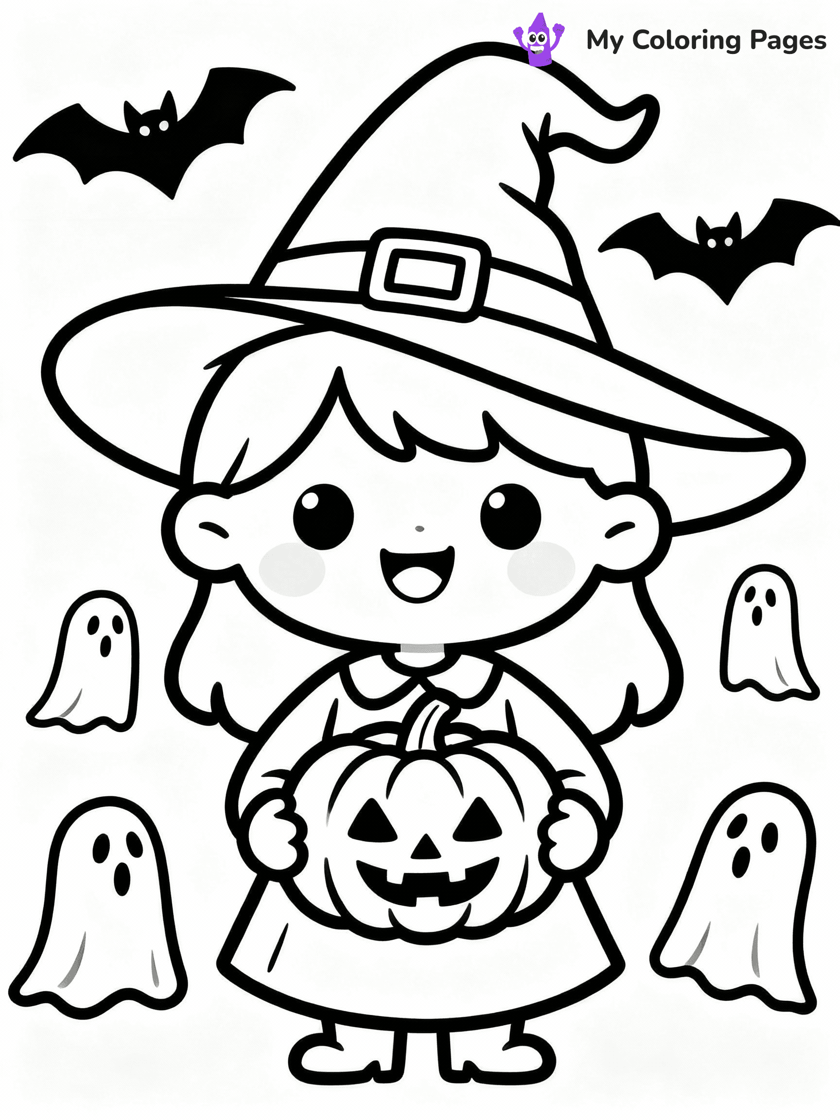Witchy Coloring Pages - 10