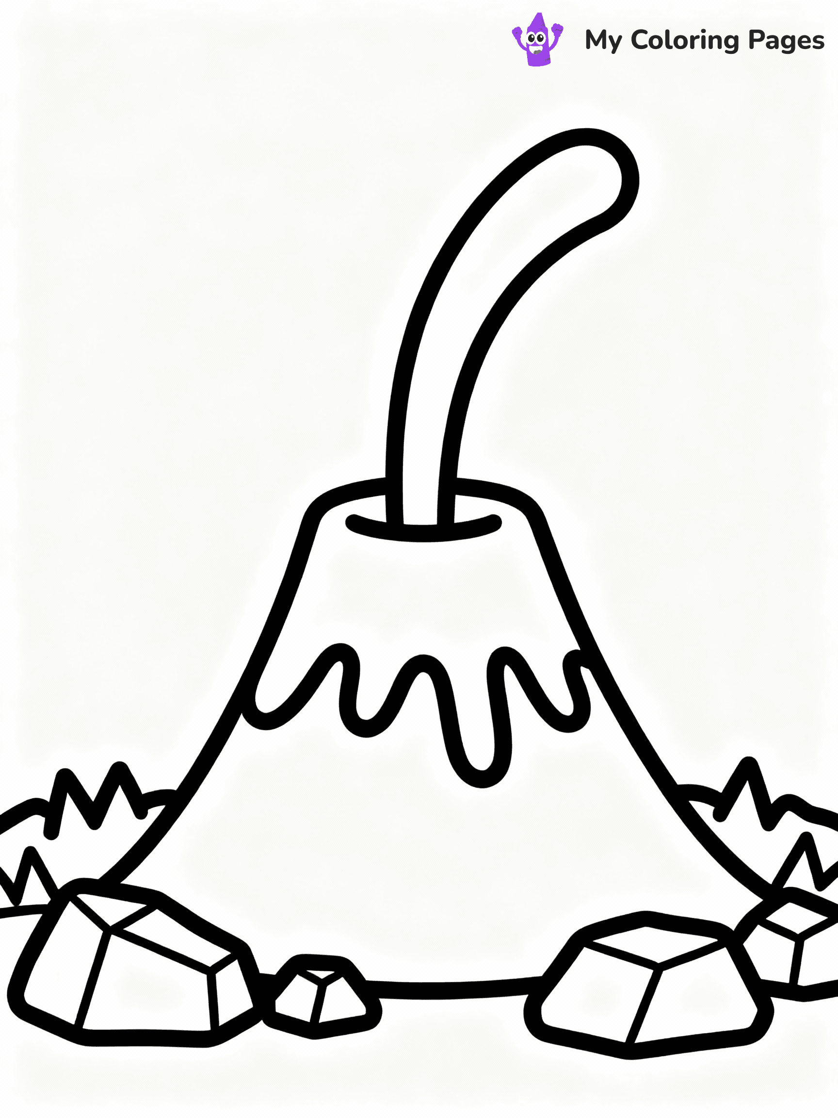 Volcano Coloring Pages - 20
