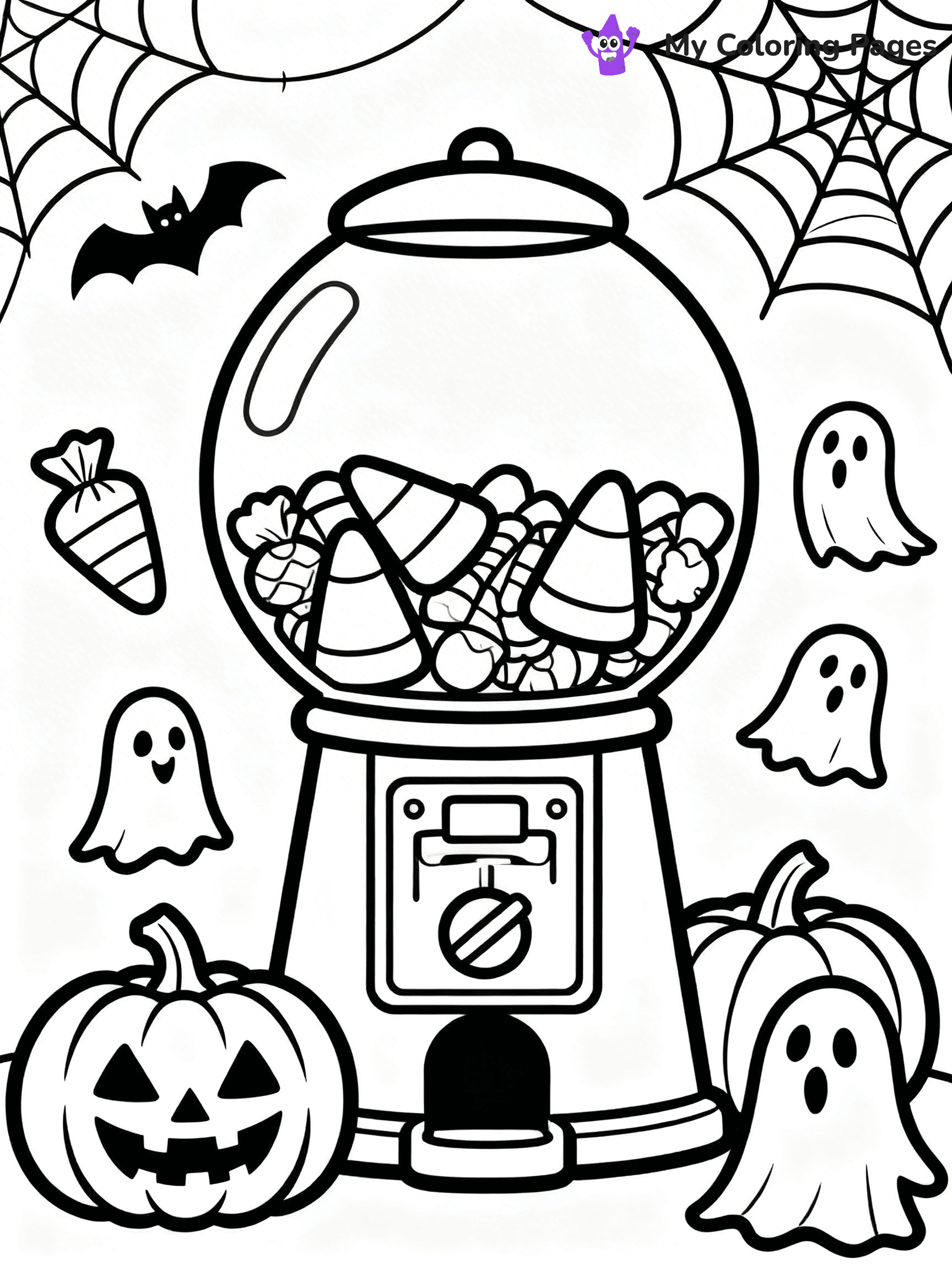 Gumball Machine Coloring Pages - 14