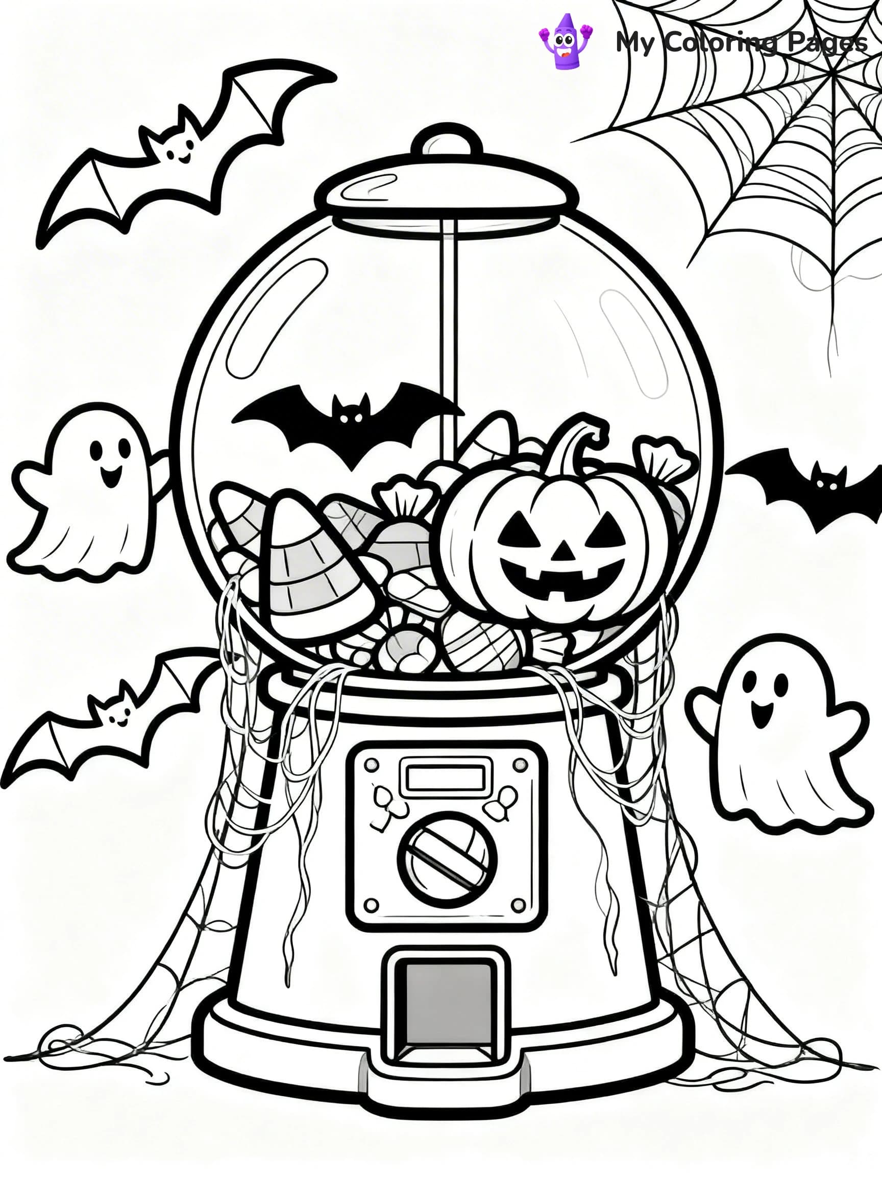 Gumball Machine Coloring Pages - 10