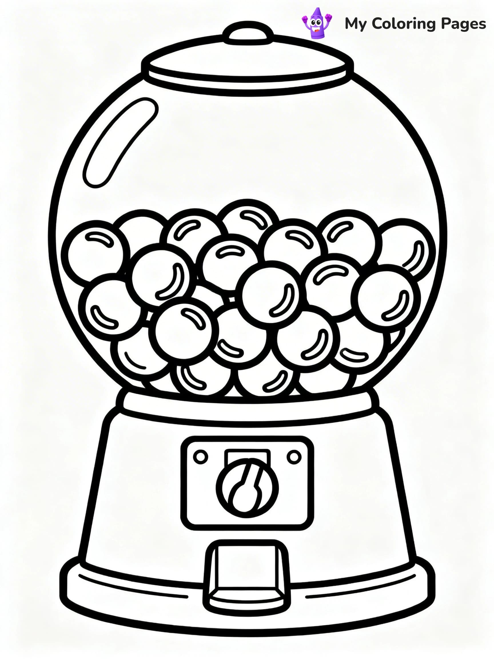 Gumball Machine Coloring Pages - 5