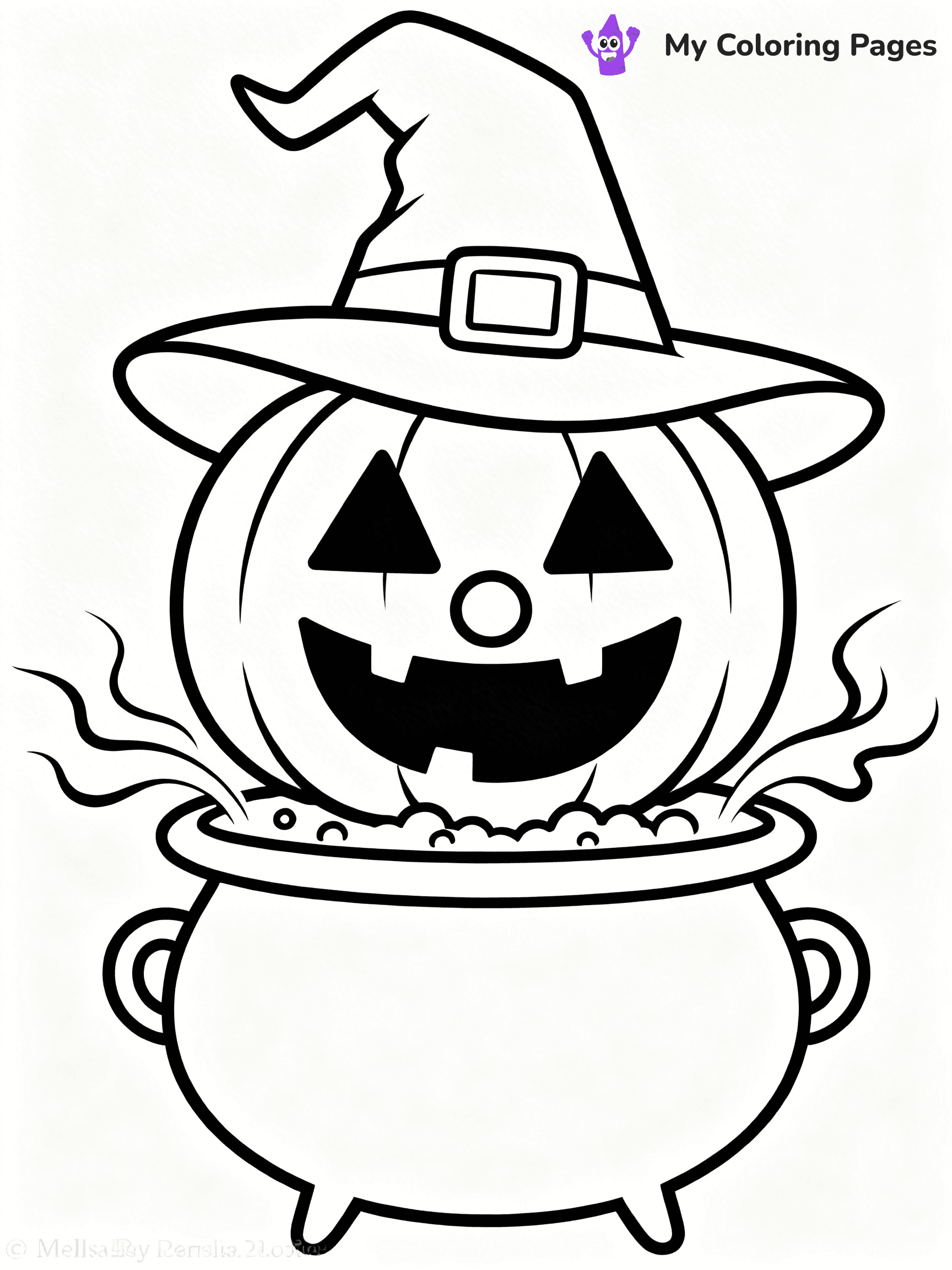 Scary Pumpkin Coloring Pages - 31
