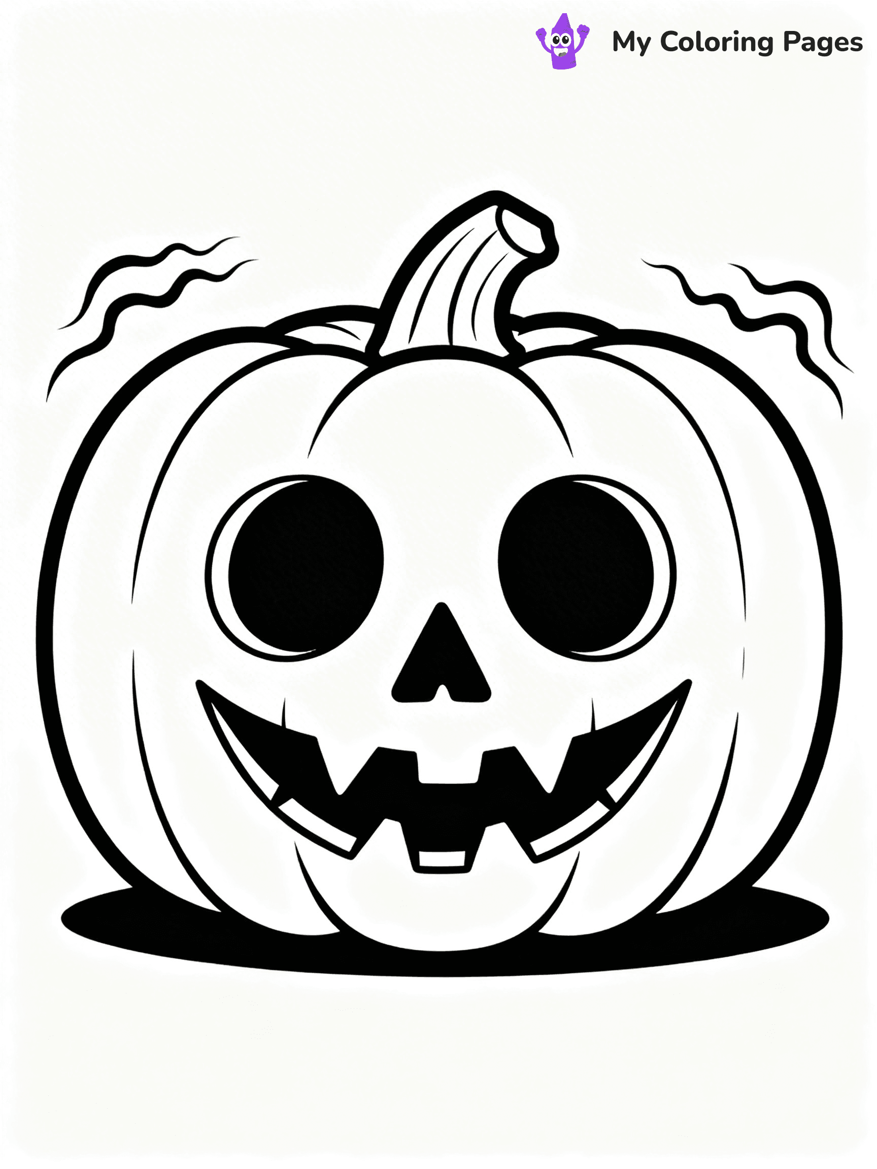 Scary Pumpkin Coloring Pages - 13