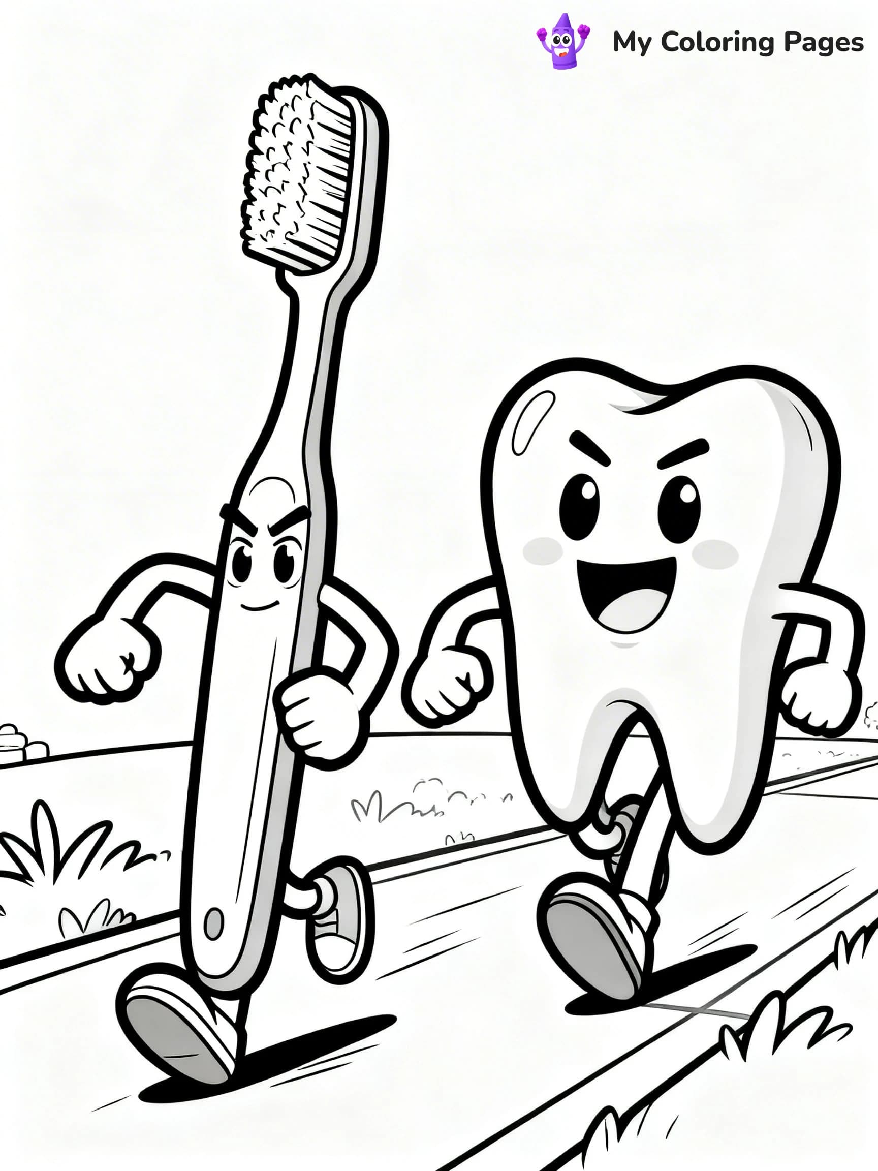 Tooth Coloring Pages - 22
