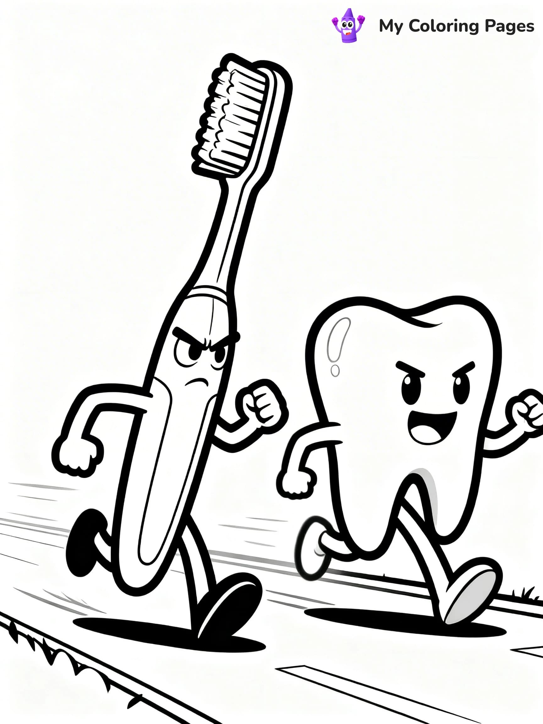 Tooth Coloring Pages - 21