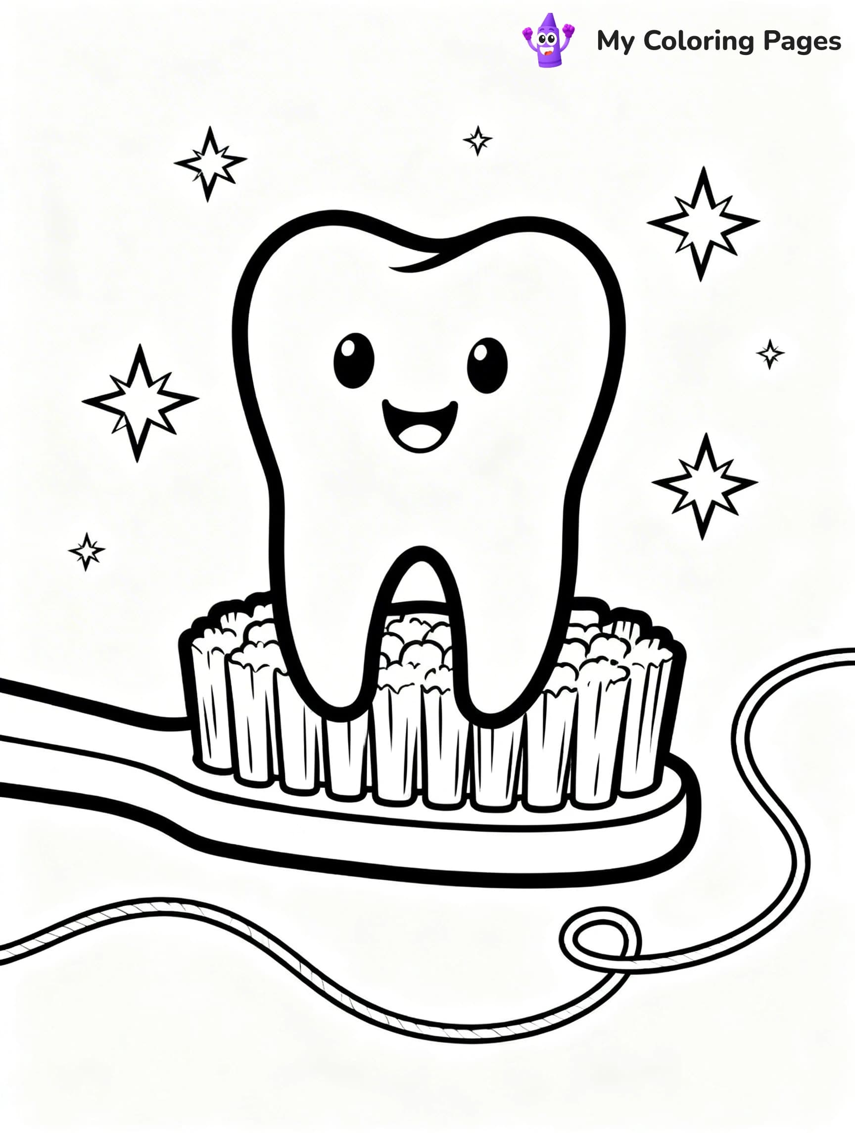 Tooth Coloring Pages - 20