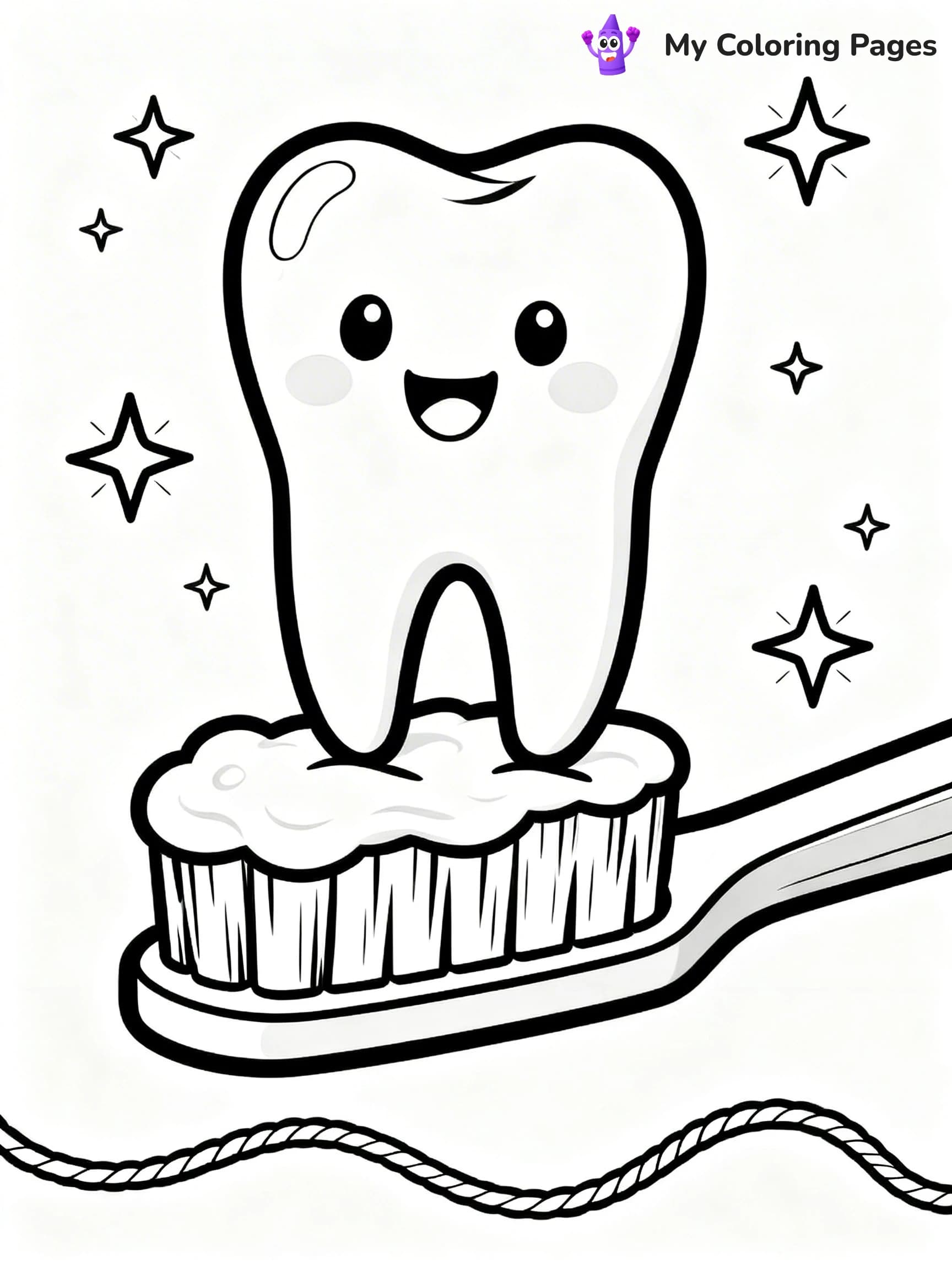Tooth Coloring Pages - 18