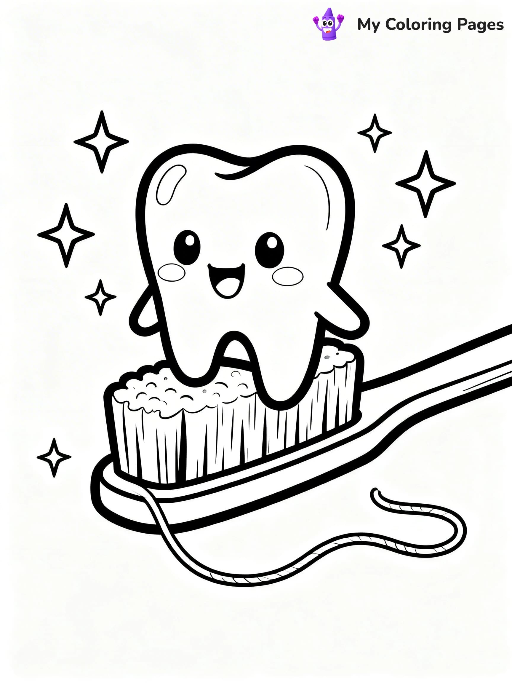 Tooth Coloring Pages - 17