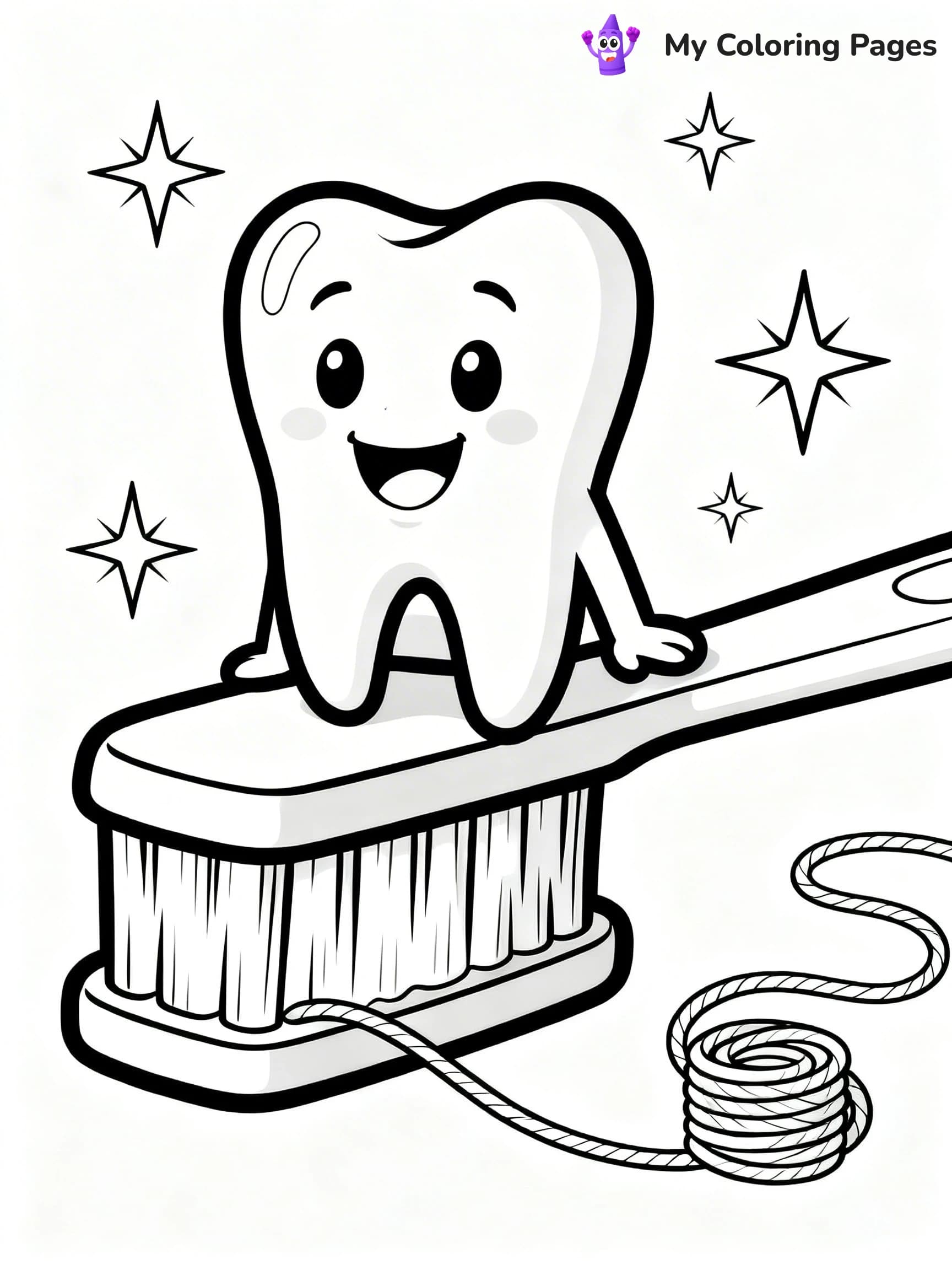 Tooth Coloring Pages - 15