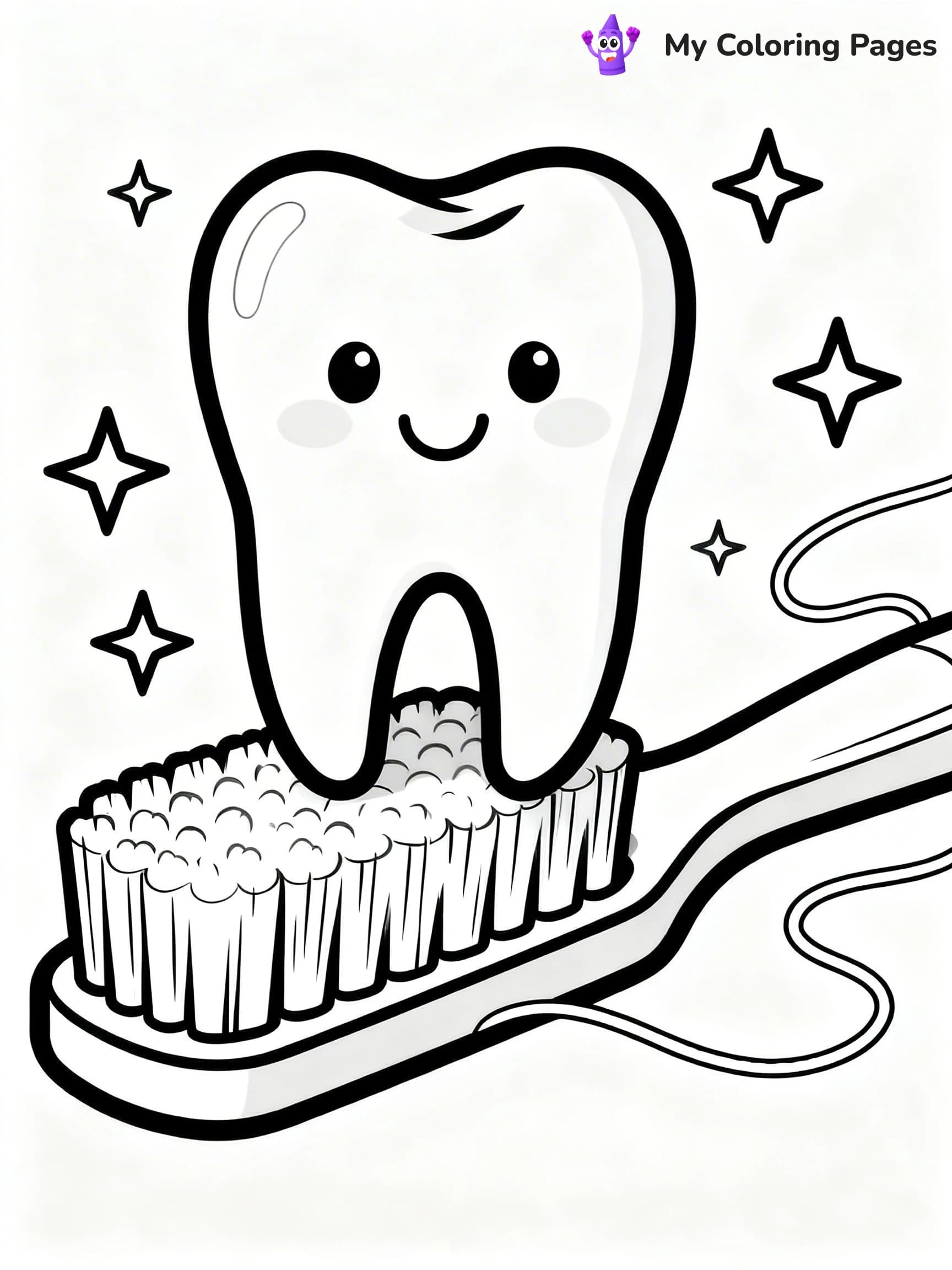 Tooth Coloring Pages - 14