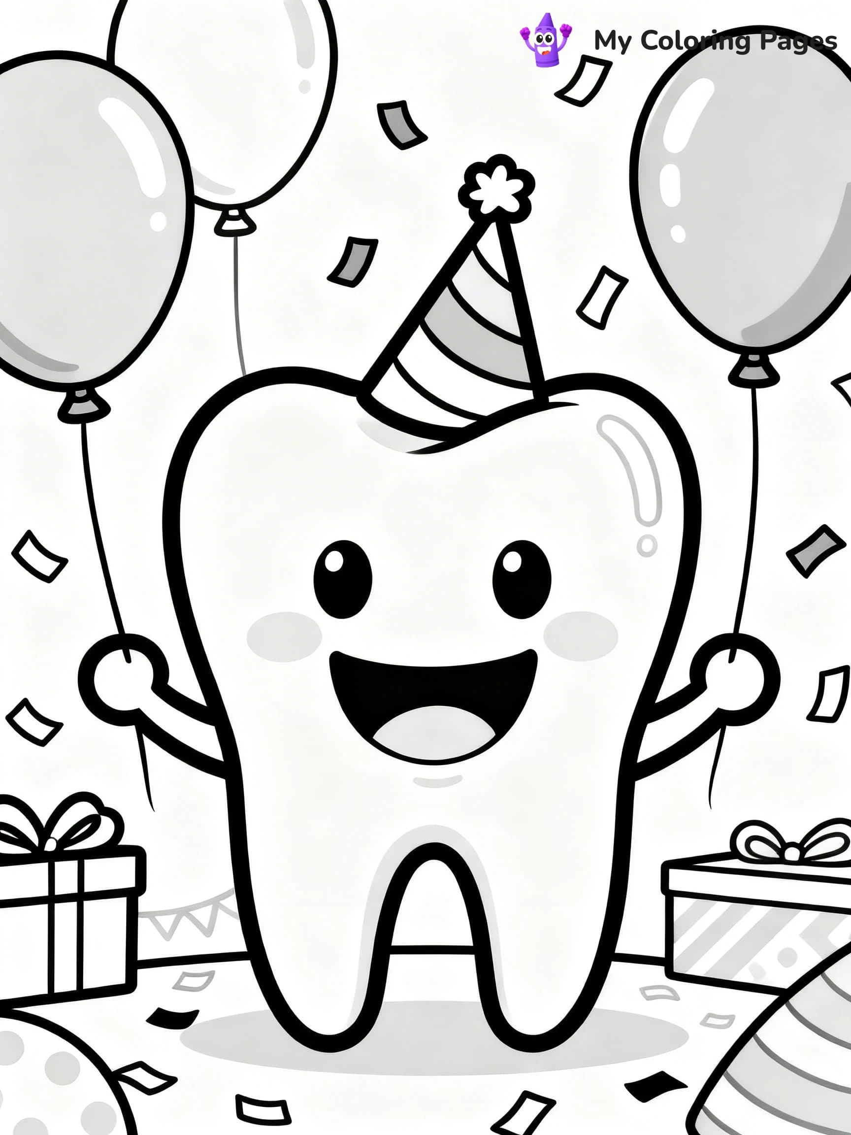 Tooth Coloring Pages - 8