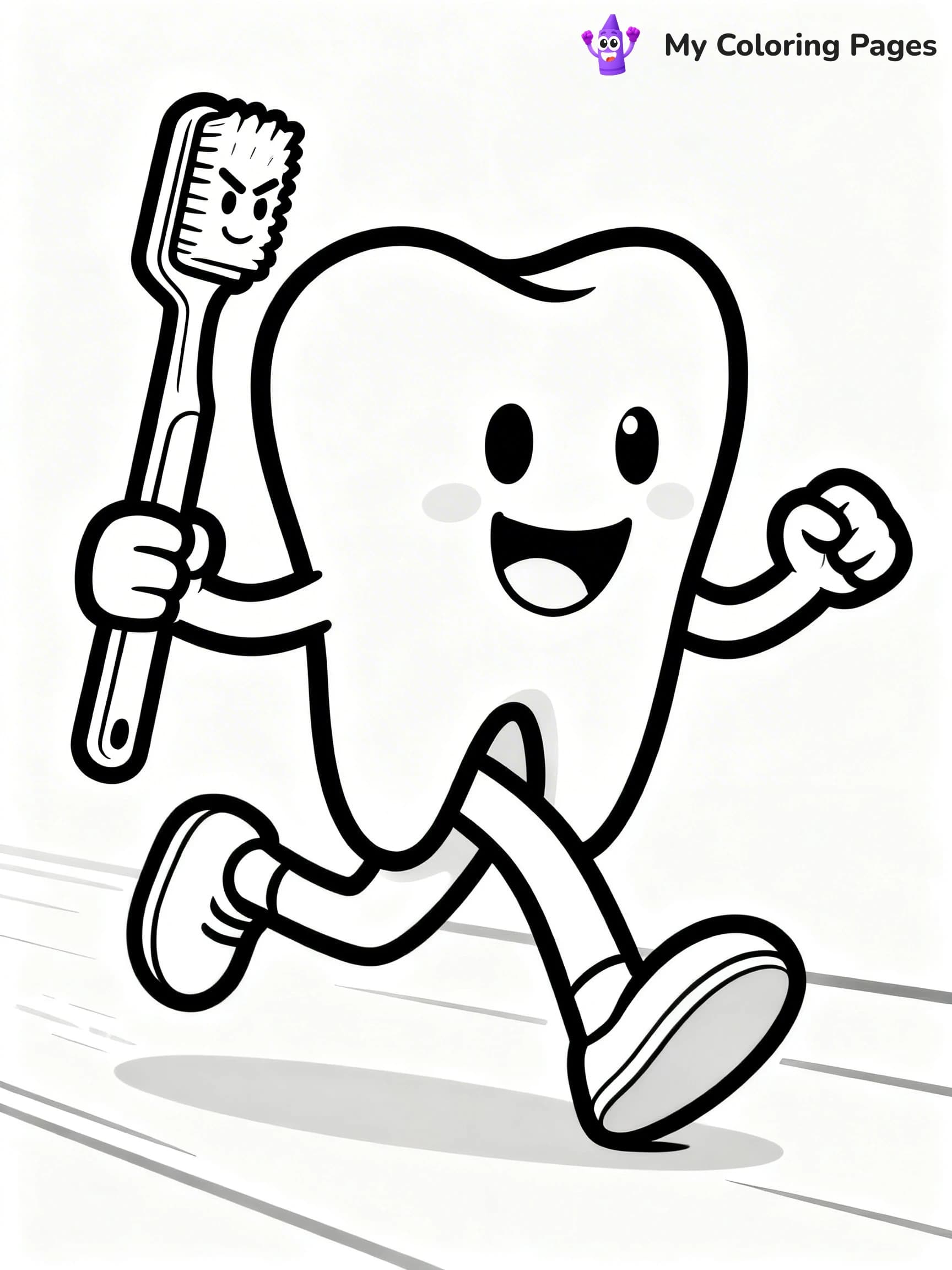 Tooth Coloring Pages - 5