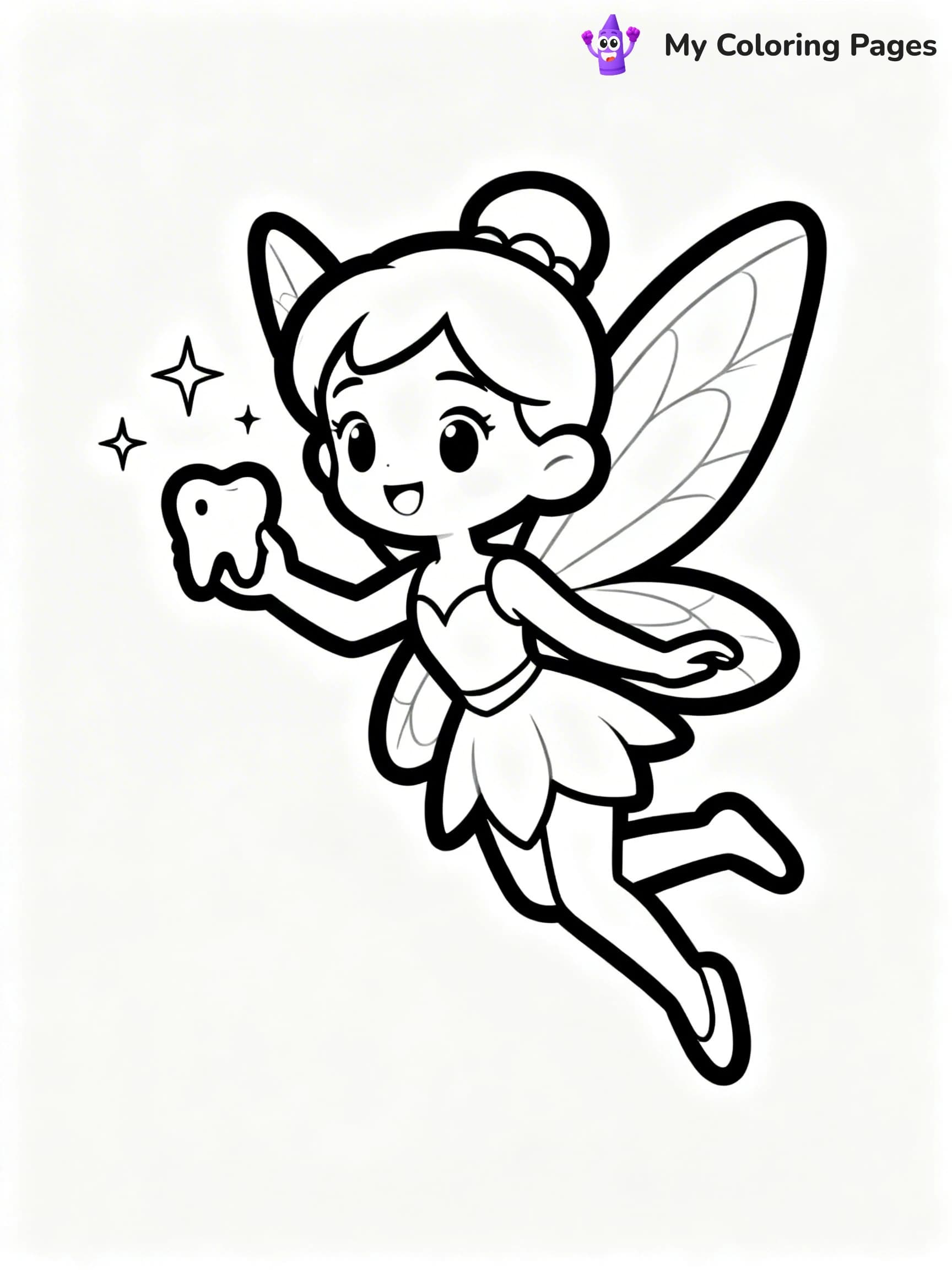 Tooth Coloring Pages - 1