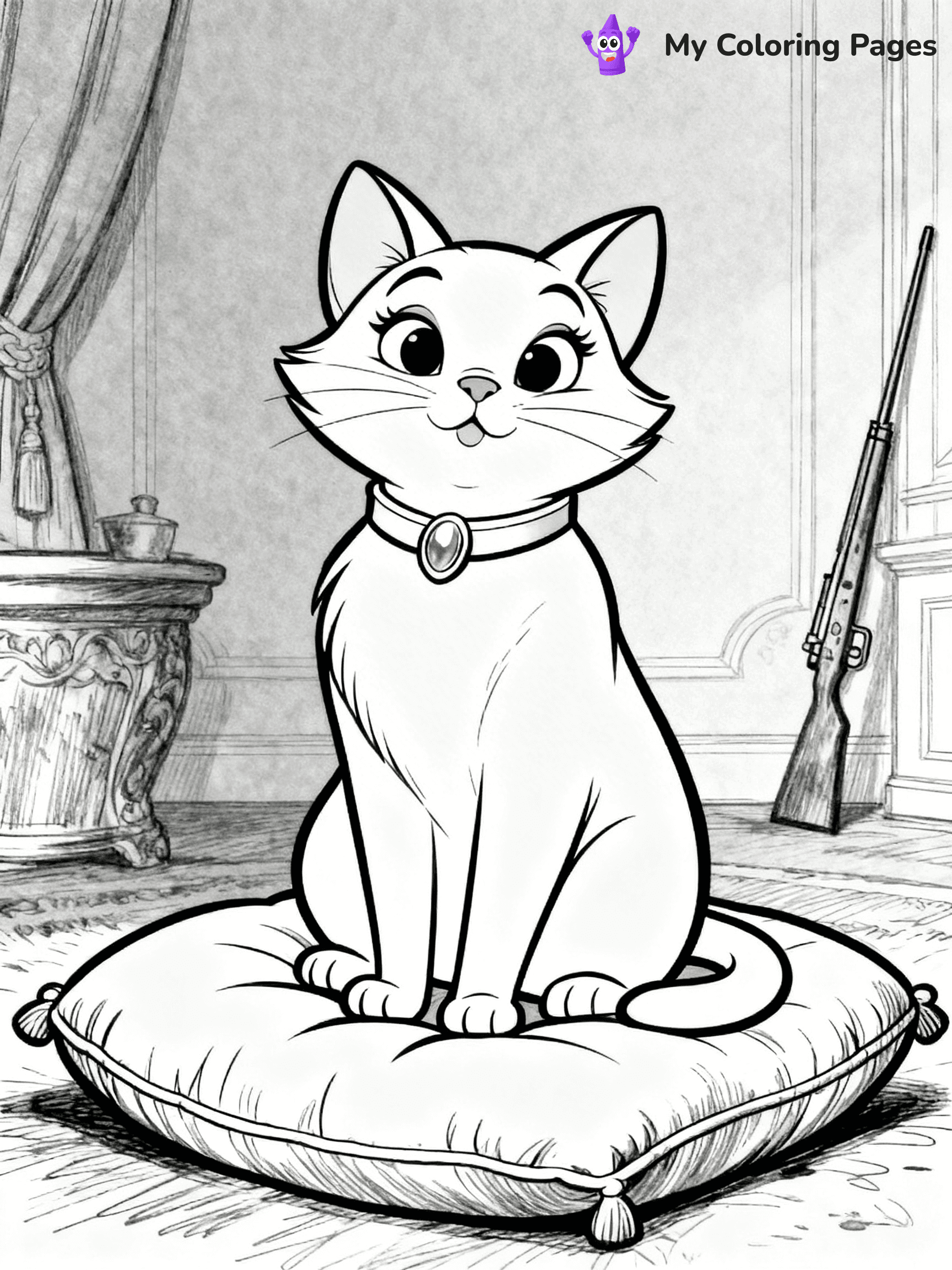 Aristocats Coloring Pages - 14