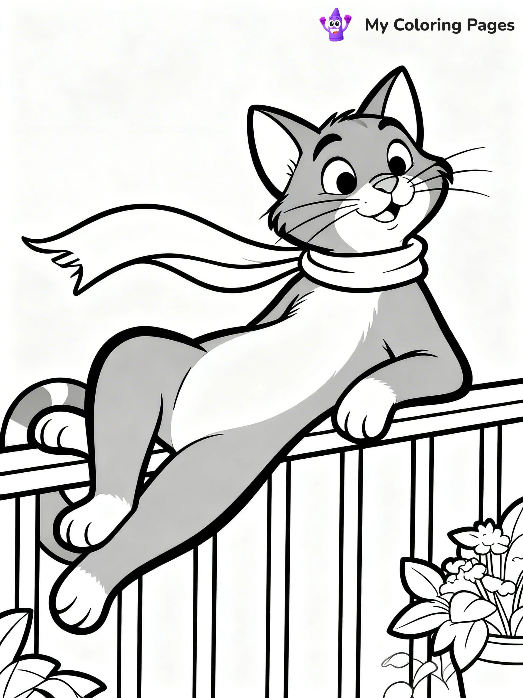 Aristocats Coloring Pages - 6