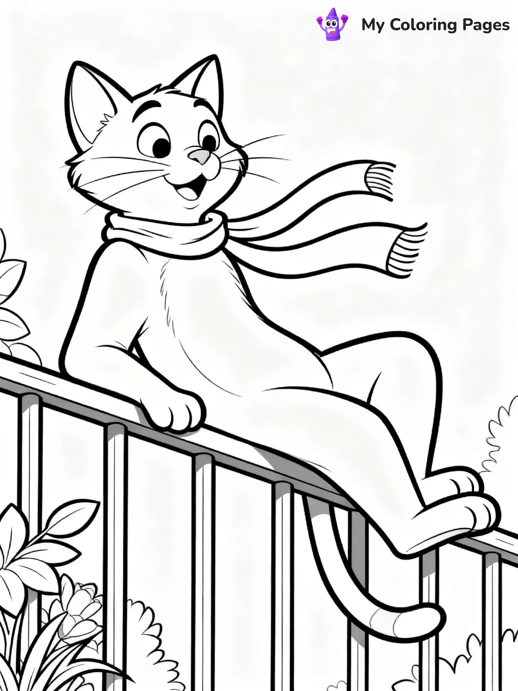 Aristocats Coloring Pages - 4