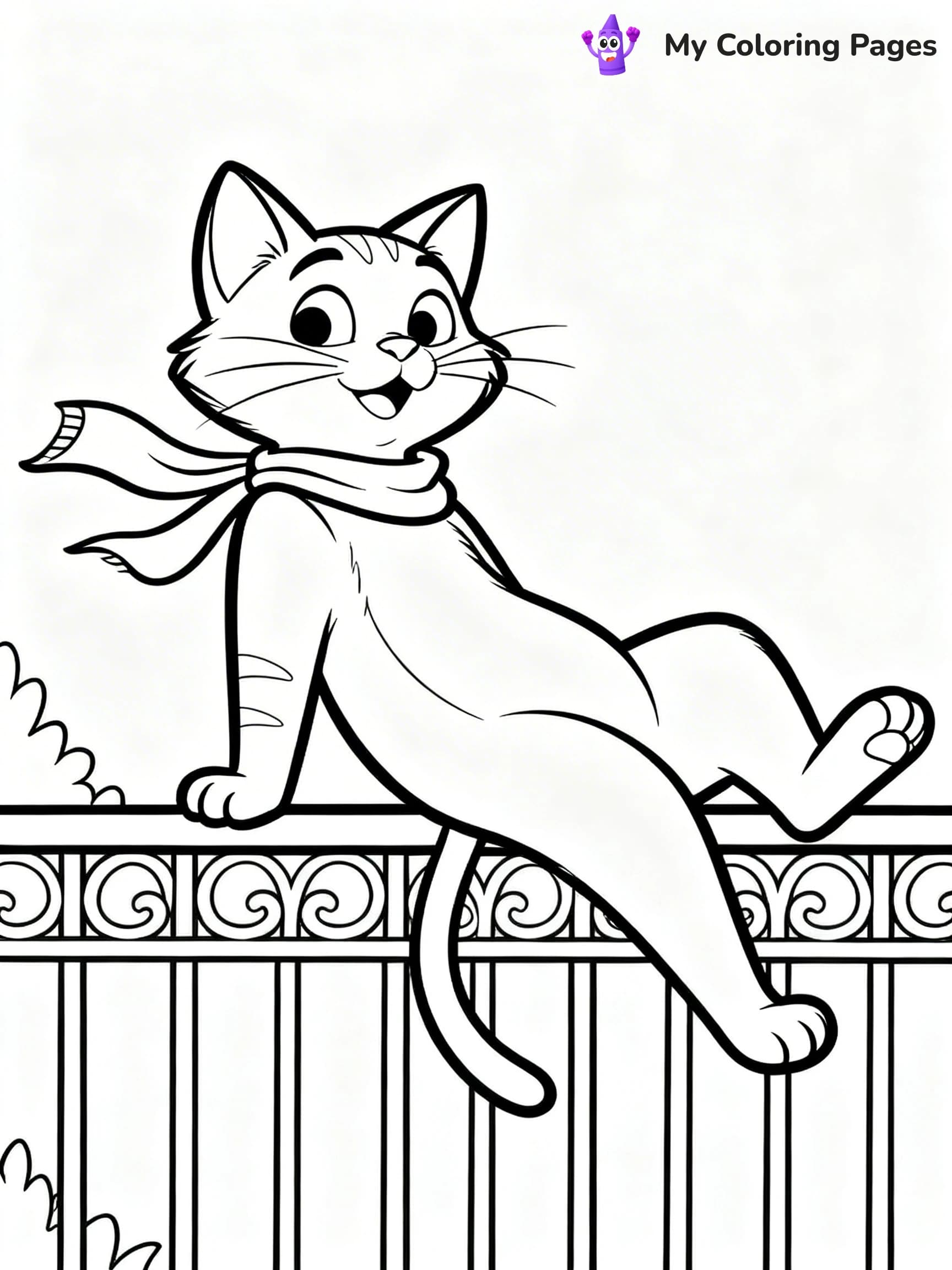 Aristocats Coloring Pages - 1