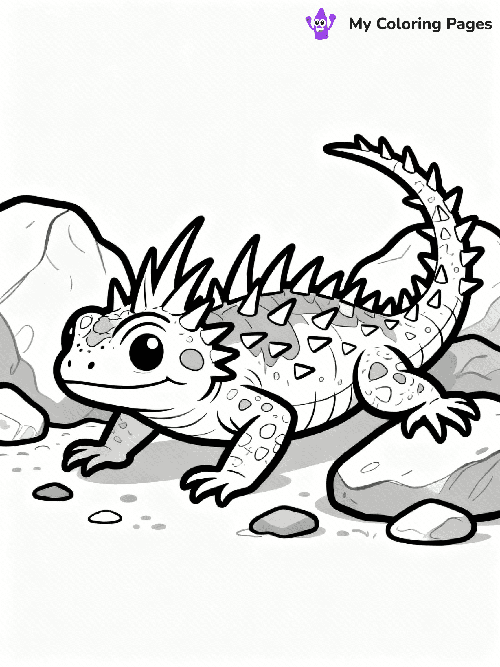 Lizard Coloring Pages - 29
