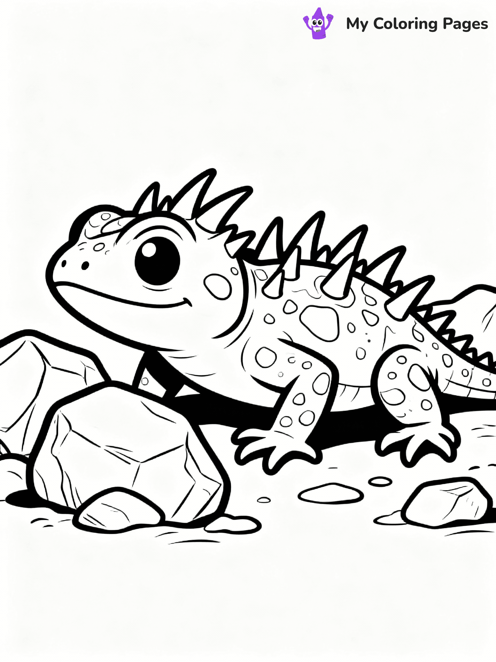 Lizard Coloring Pages - 27