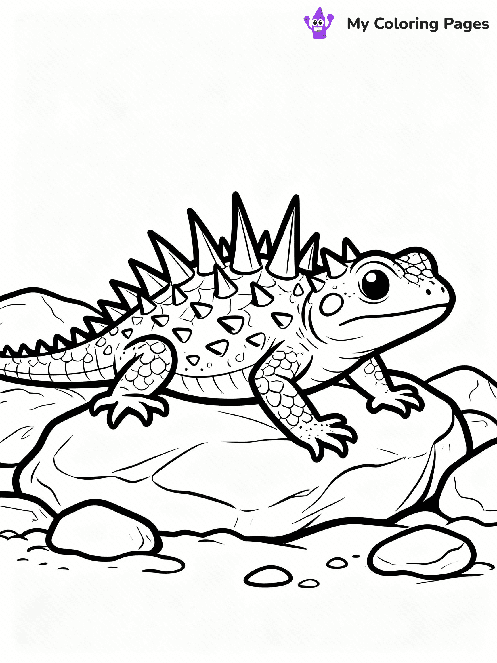 Lizard Coloring Pages - 25