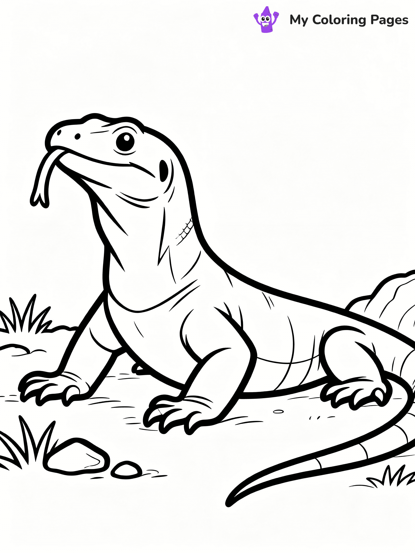 Lizard Coloring Pages - 21