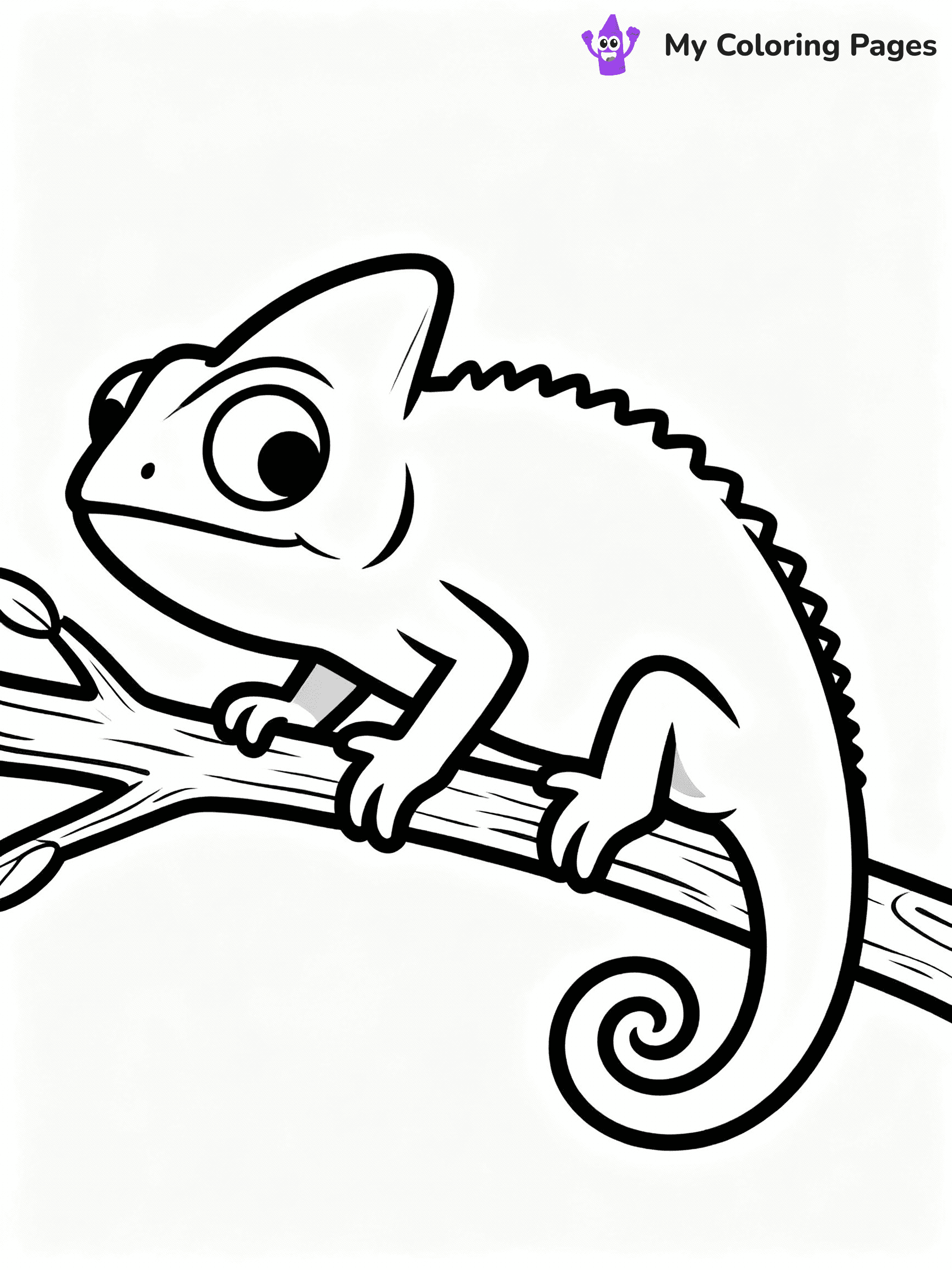 Lizard Coloring Pages - 18