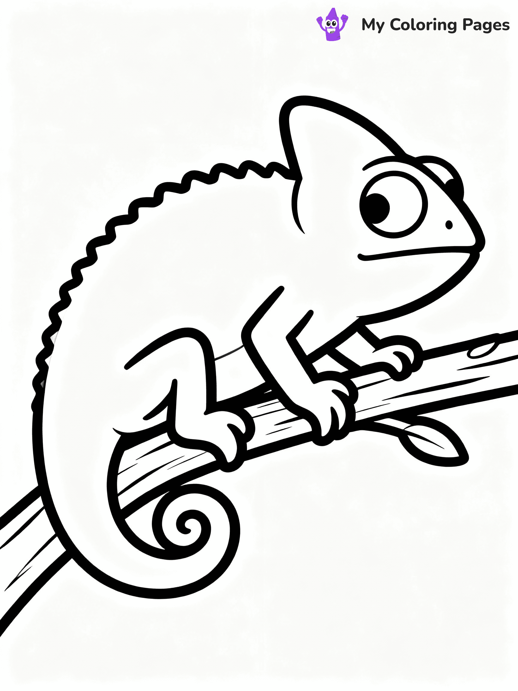 Lizard Coloring Pages - 17