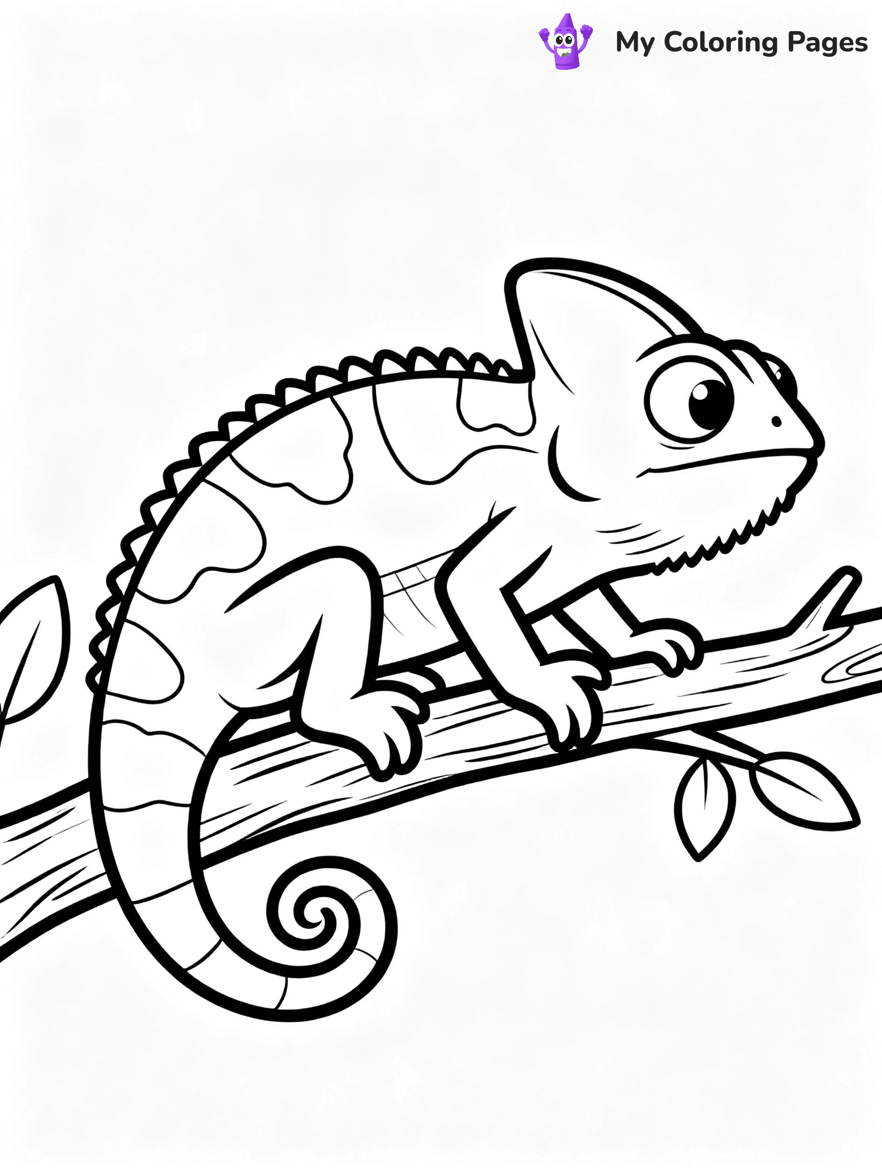 Lizard Coloring Pages - 16