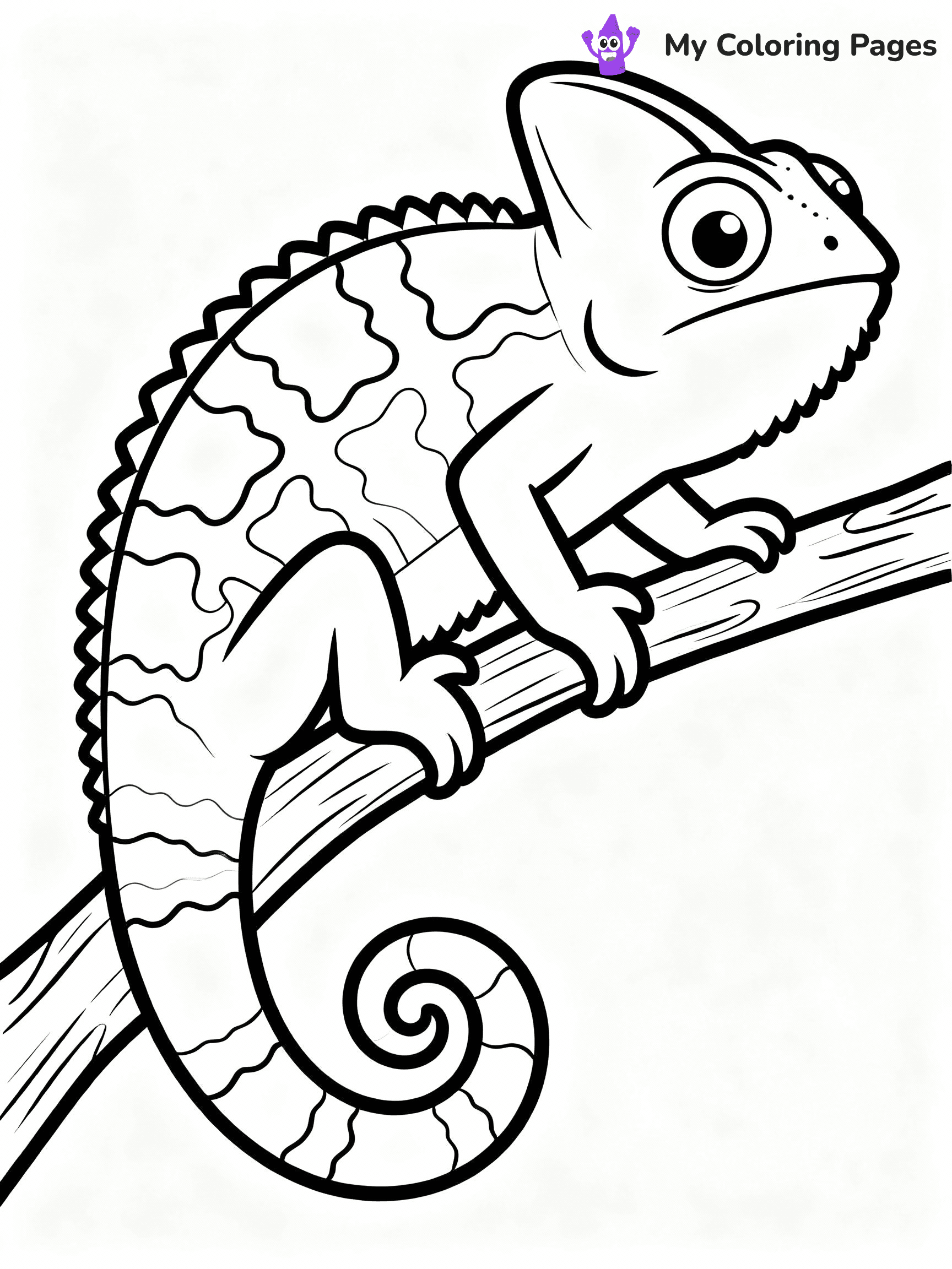 Lizard Coloring Pages - 15
