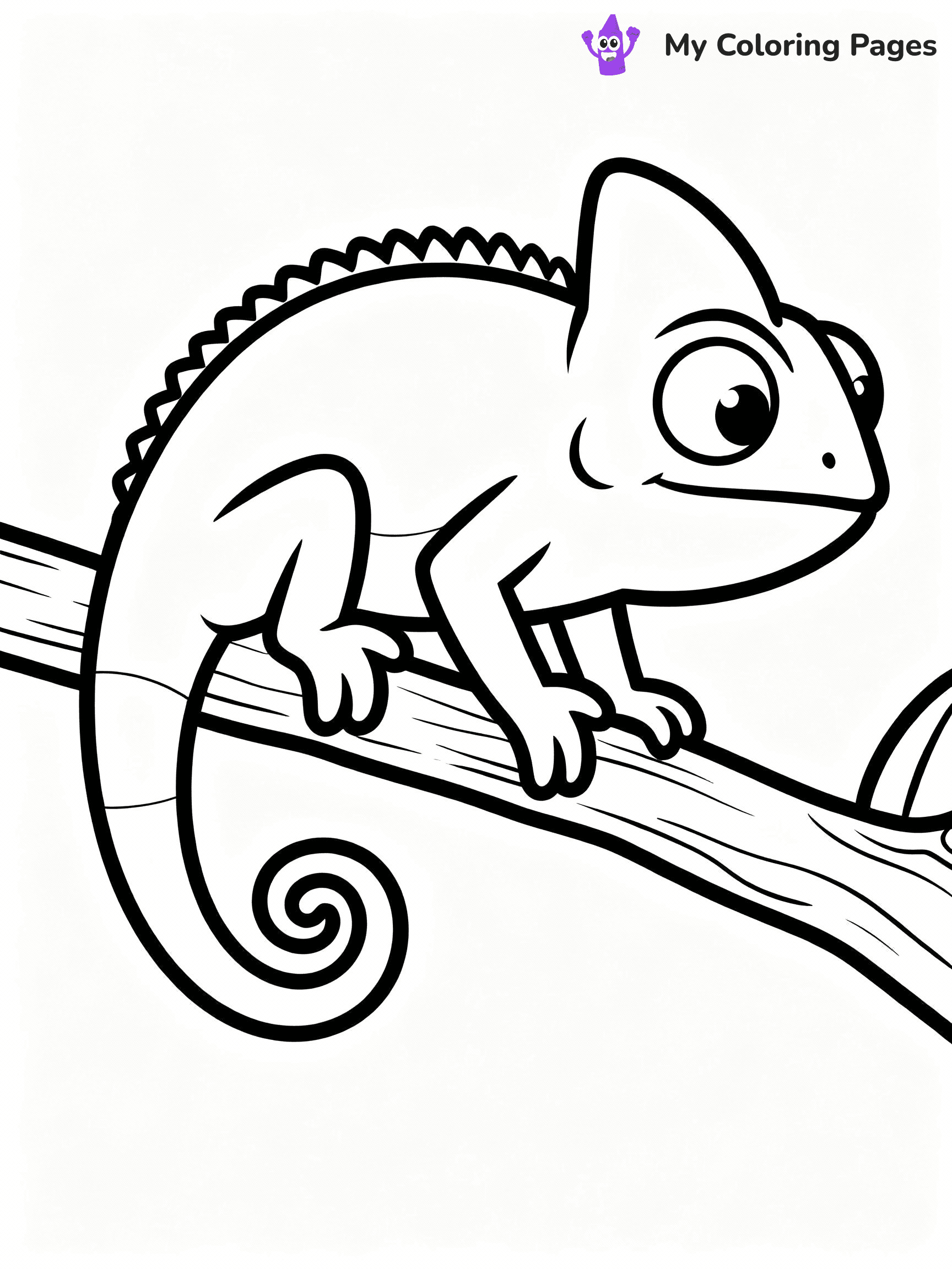 Lizard Coloring Pages - 14